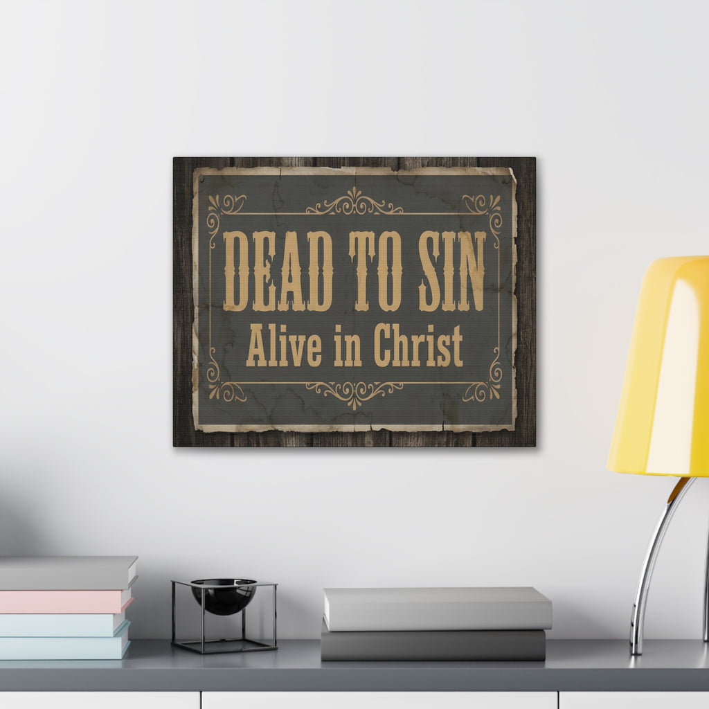 Vintage Saloon Style Christian Canvas Wall Art