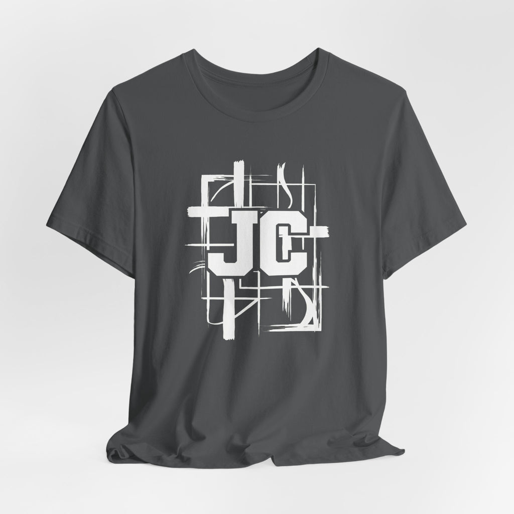 JC Monogram Shirt, Jesus Christ Initials Tee, Christian Streetwear Graphic Tee, Minimalist Faith T Shirt, Unisex Everyday Gift