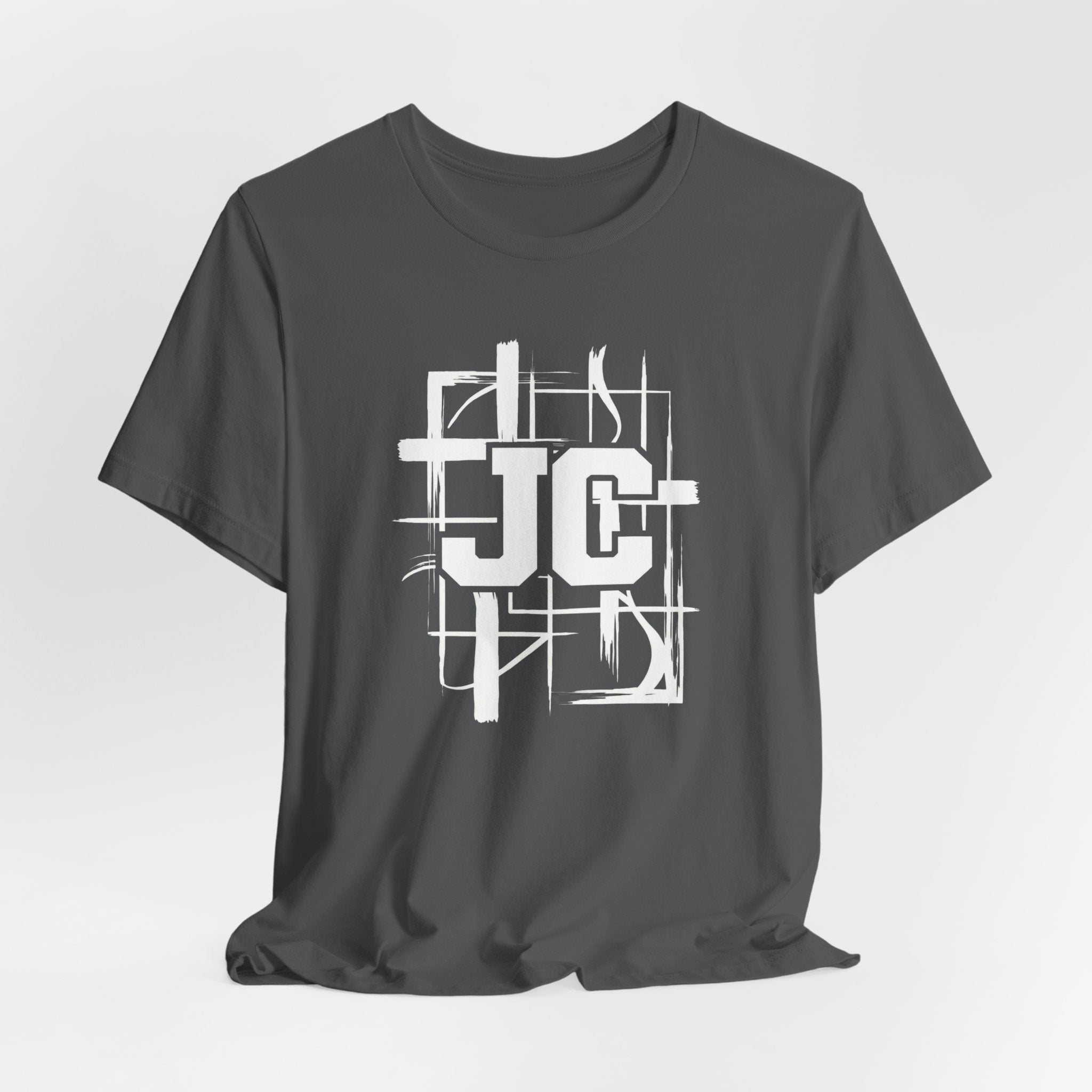 JC Monogram Shirt, Jesus Christ Initials Tee, Christian Streetwear Graphic Tee, Minimalist Faith T Shirt, Unisex Everyday Gift