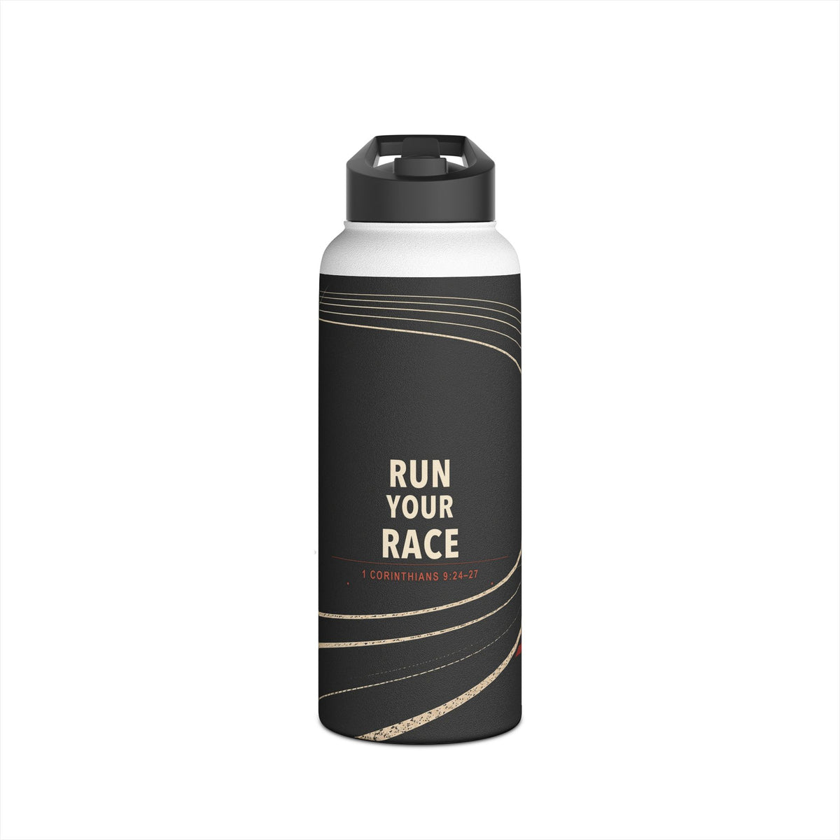 Run Your Race Stainless Steel Water Bottle