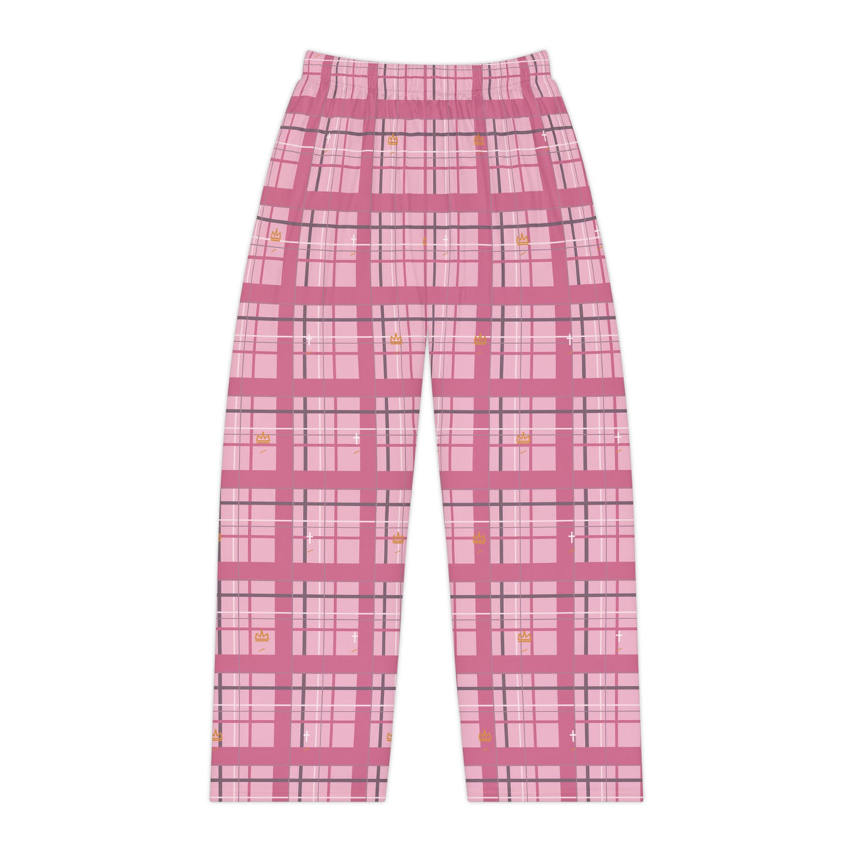 Grace Wins Pink Plaid Christian Pajama Pants