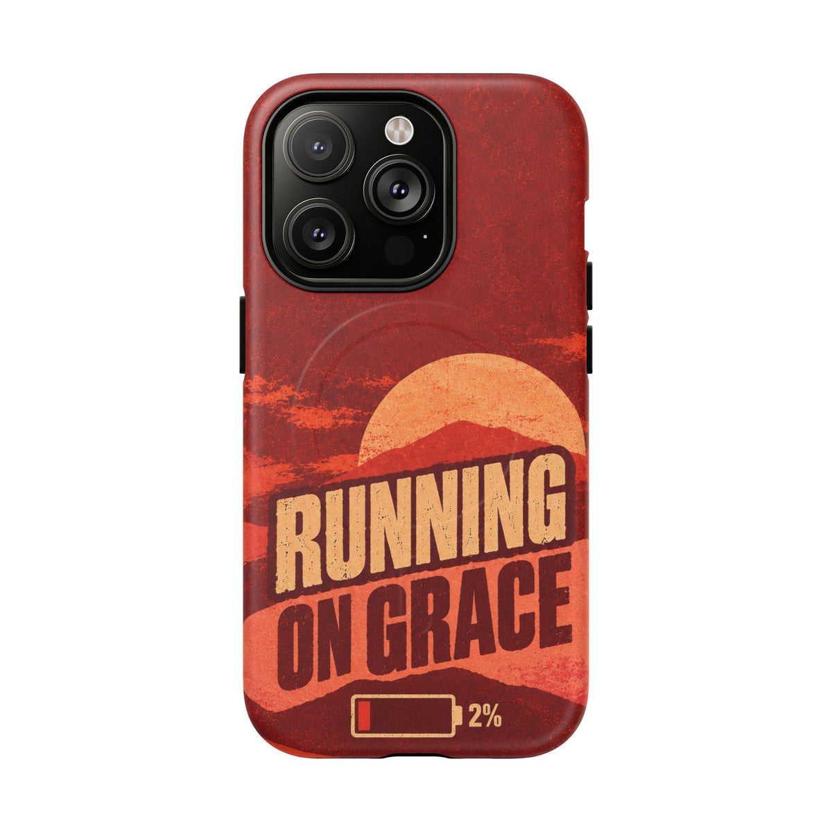 Running on Grace Christian Tough Magnetic Phone Case