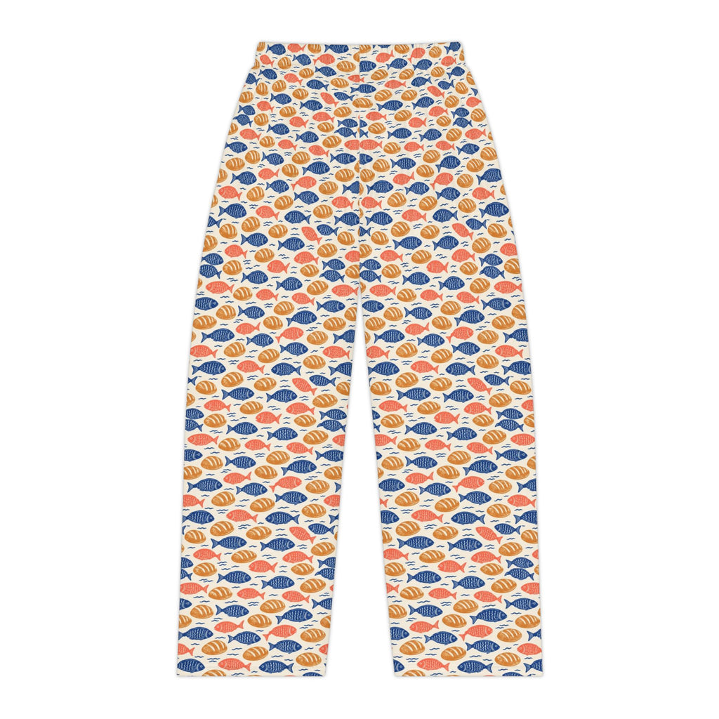 Loaves and Fishes Retro Christian Pajama Pants
