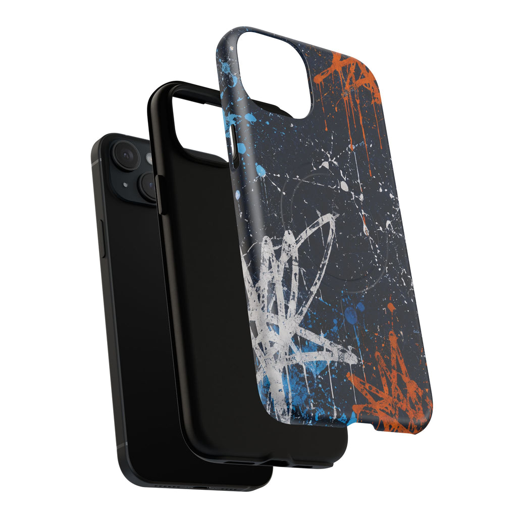 Midnight Praise Abstract Graffiti Tough Magnetic Phone Case