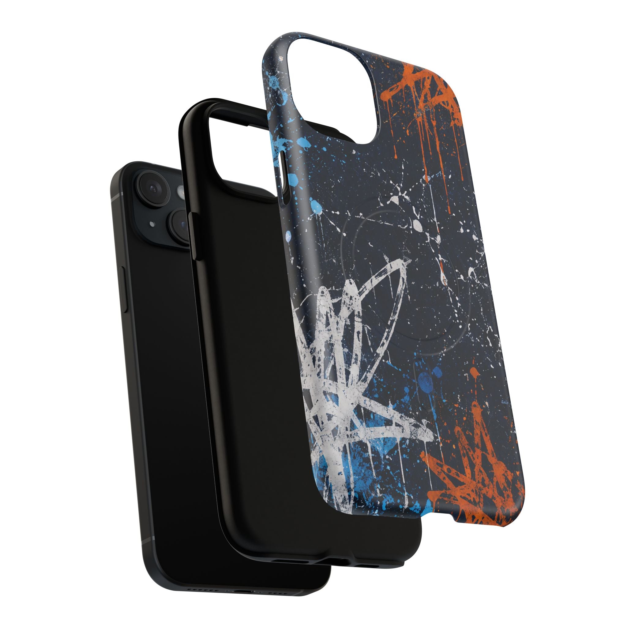 Midnight Praise Abstract Graffiti Tough Magnetic Phone Case