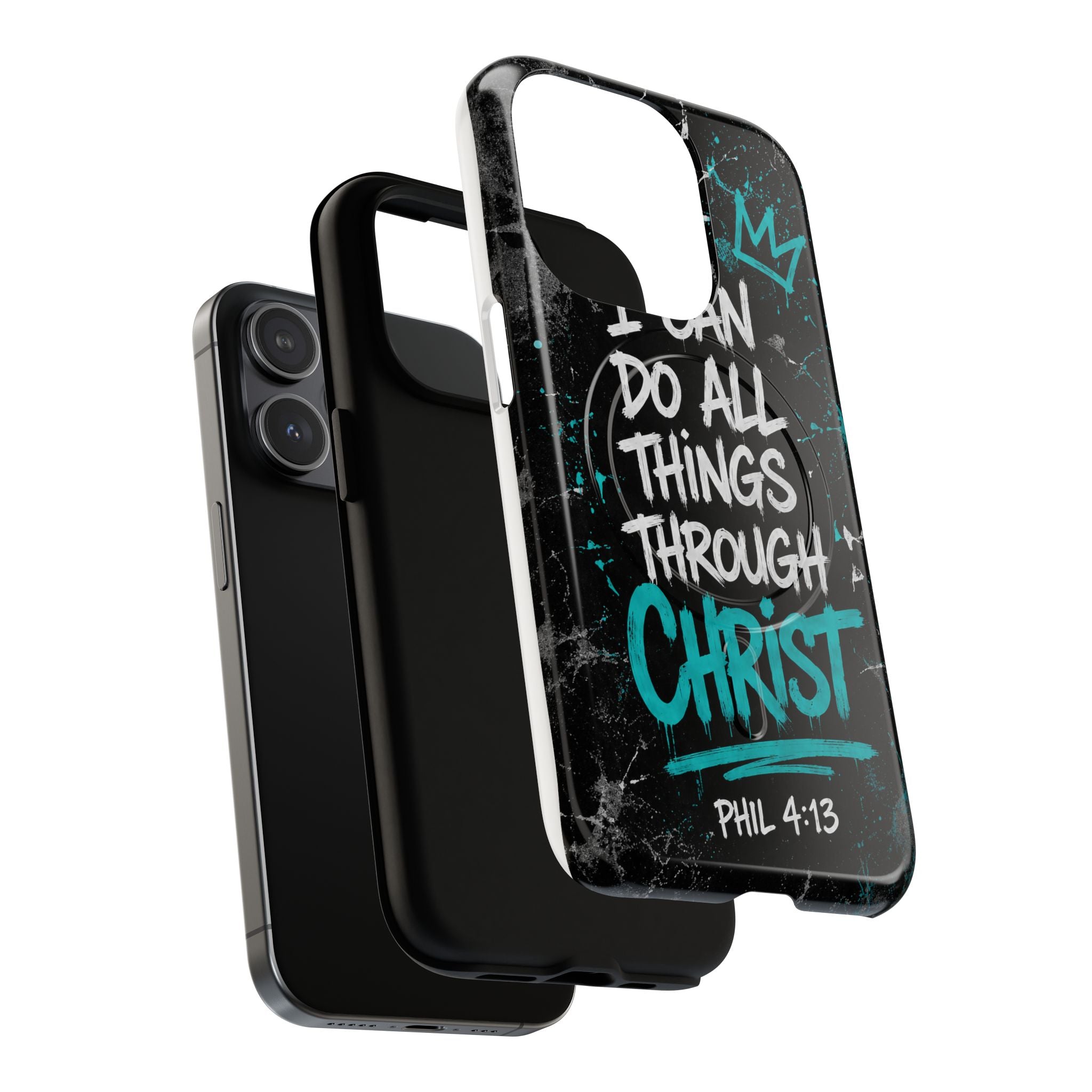 Through Christ Philippians 4:13 Tough Magnetic Phone Case