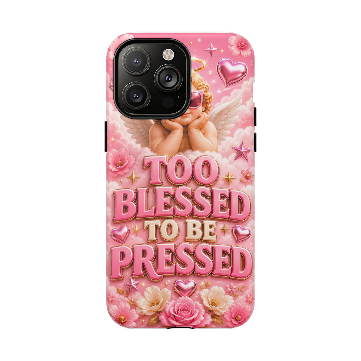 Too Blessed To Be Pressed Magsafe Phone Case
