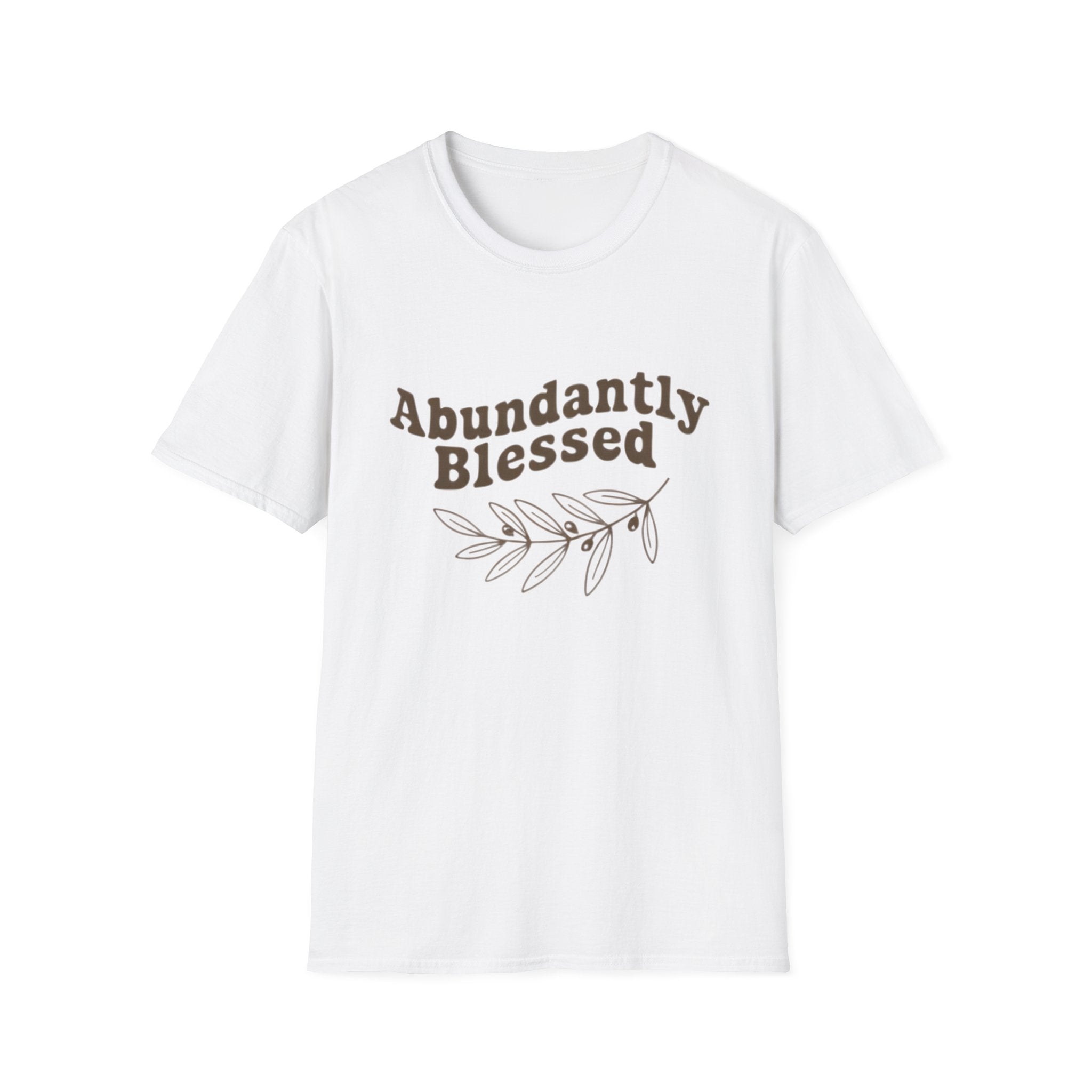 Abundantly Blessed Unisex T-Shirt, Faith-Based Tee, Inspirational Graphic Shirt, Casual Wear, Gift for Christians