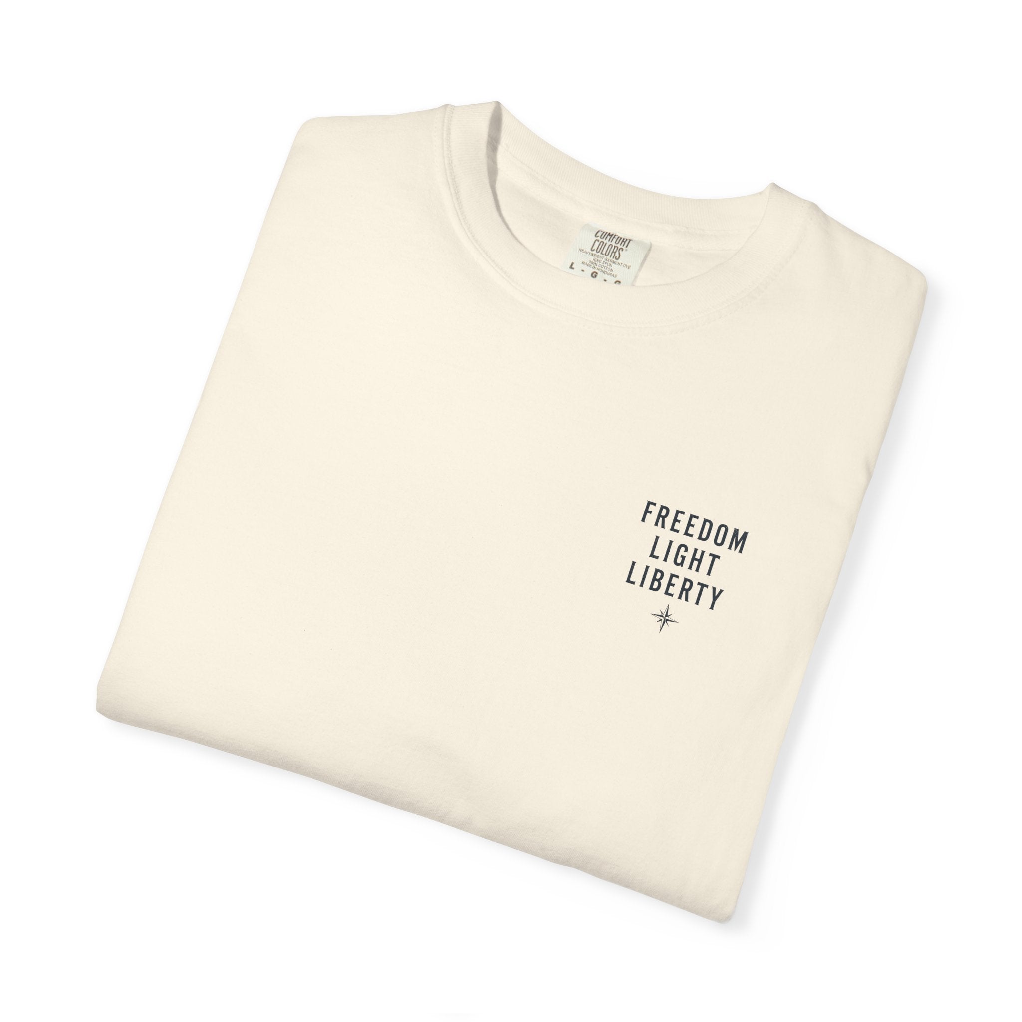 Faith Over Fear Shirt, Christian Surf Tee, Patriotic Christian Shirt, Freedom Light Liberty