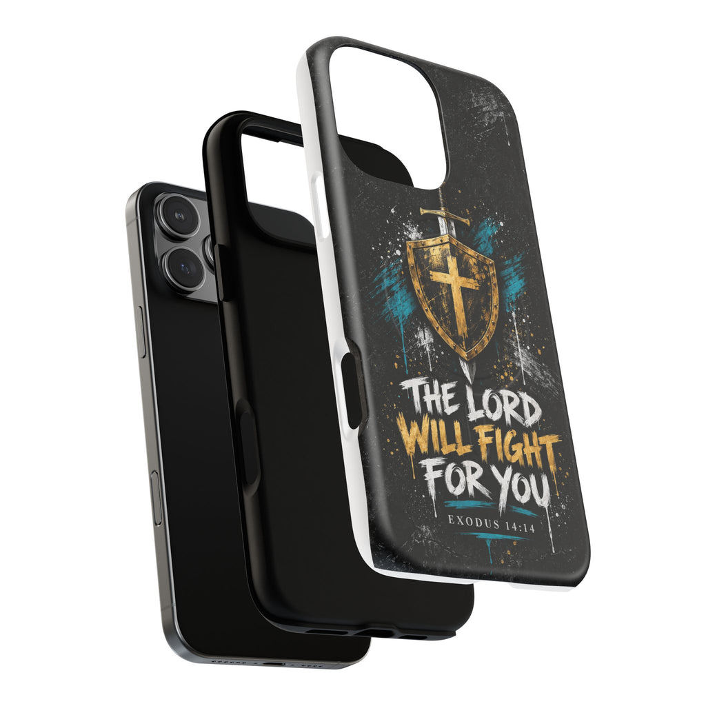 The Lord Will Fight for You Tough Magnetic Phone Case