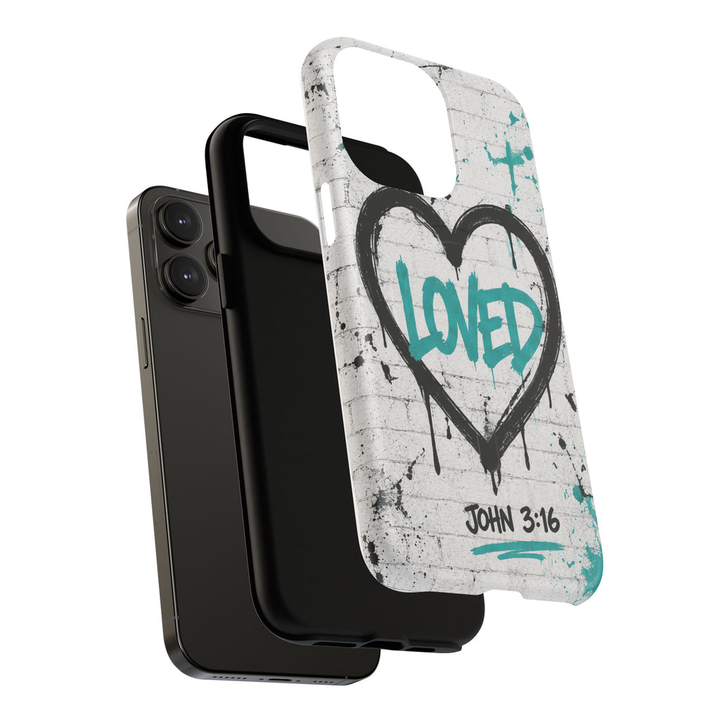 Loved John 3:16 Christian Tough Magnetic Phone Case