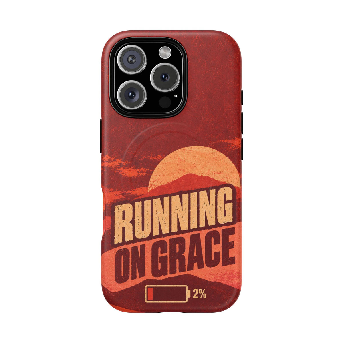 Running on Grace Christian Tough Magnetic Phone Case