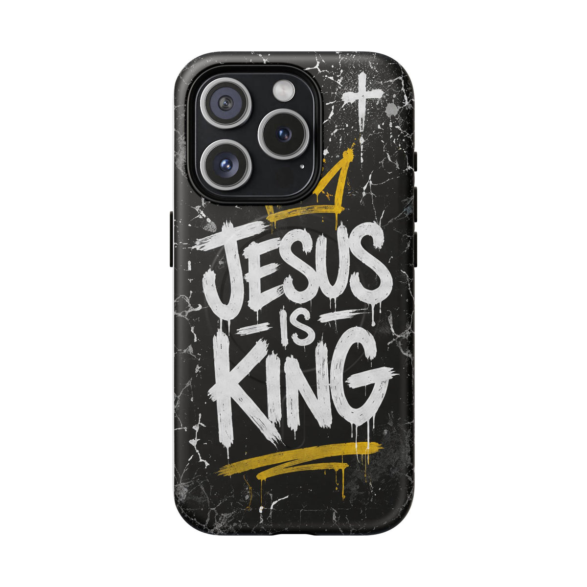 Jesus Is King Christian Graffiti Phone Case