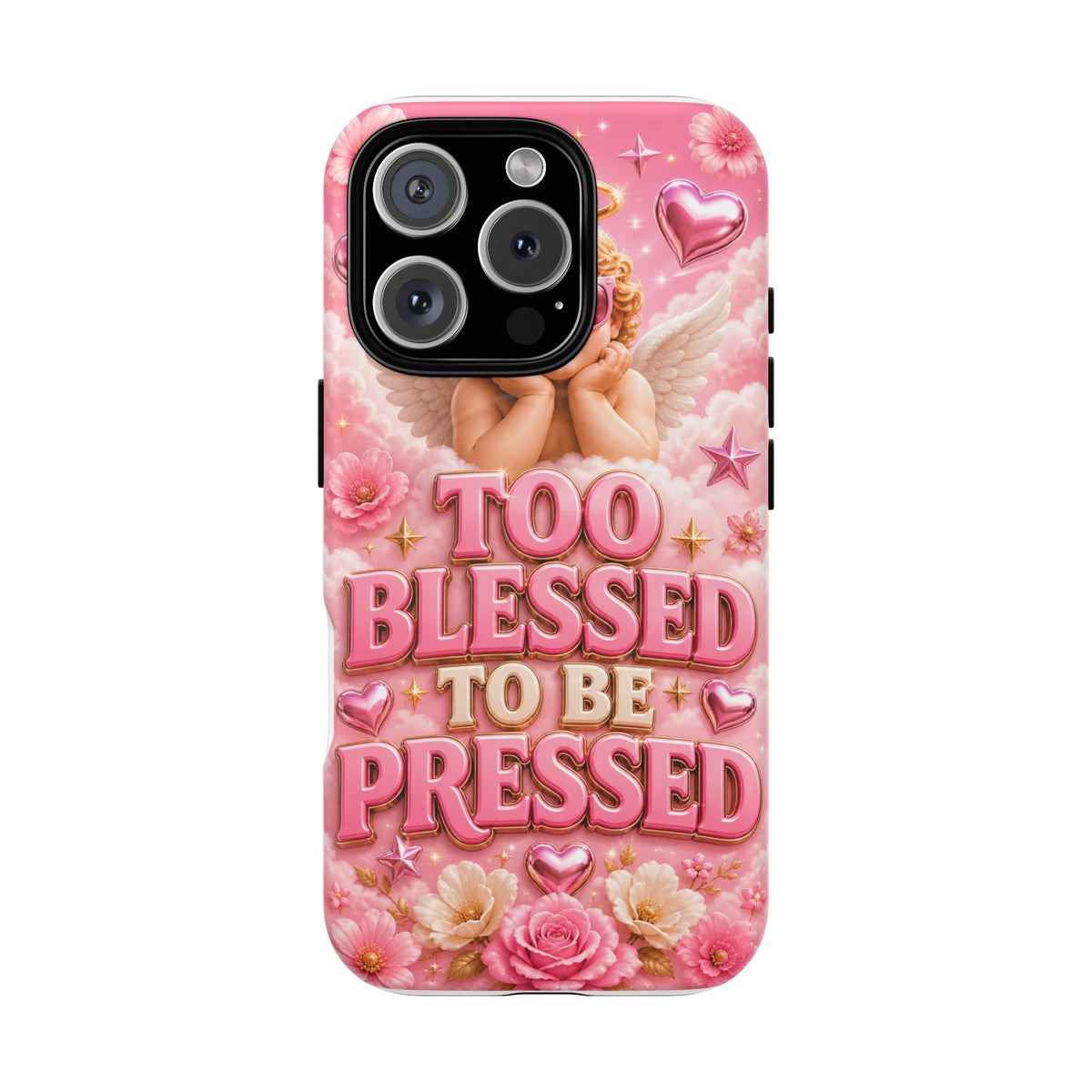 Too Blessed To Be Pressed Magsafe Phone Case