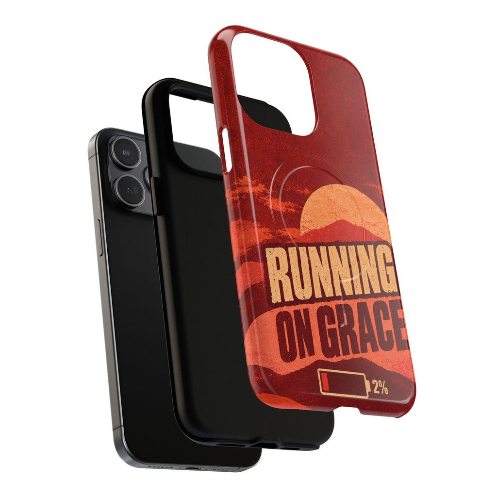 Running on Grace Christian Tough Magnetic Phone Case