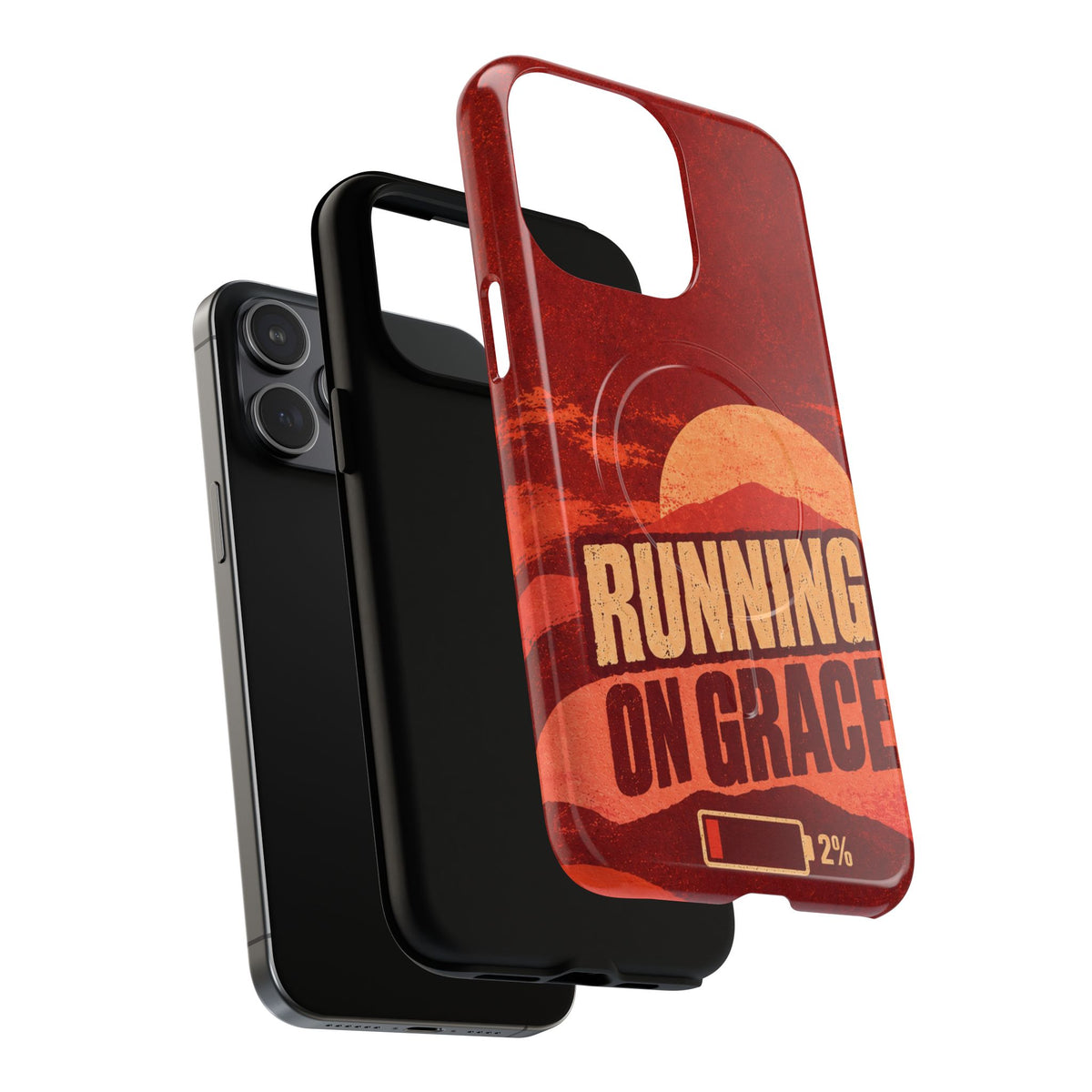 Running on Grace Christian Tough Magnetic Phone Case