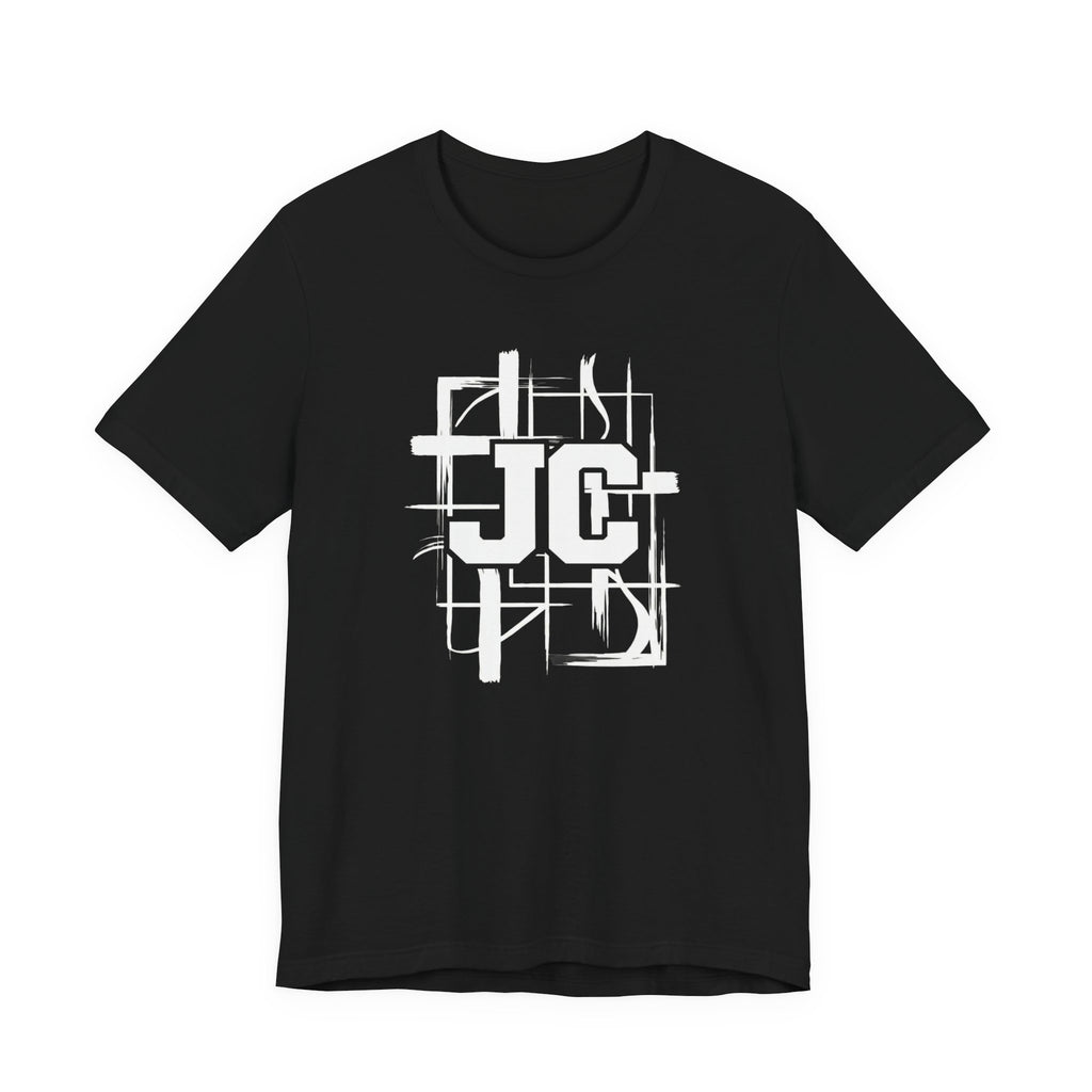 JC Monogram Shirt, Jesus Christ Initials Tee, Christian Streetwear Graphic Tee, Minimalist Faith T Shirt, Unisex Everyday Gift
