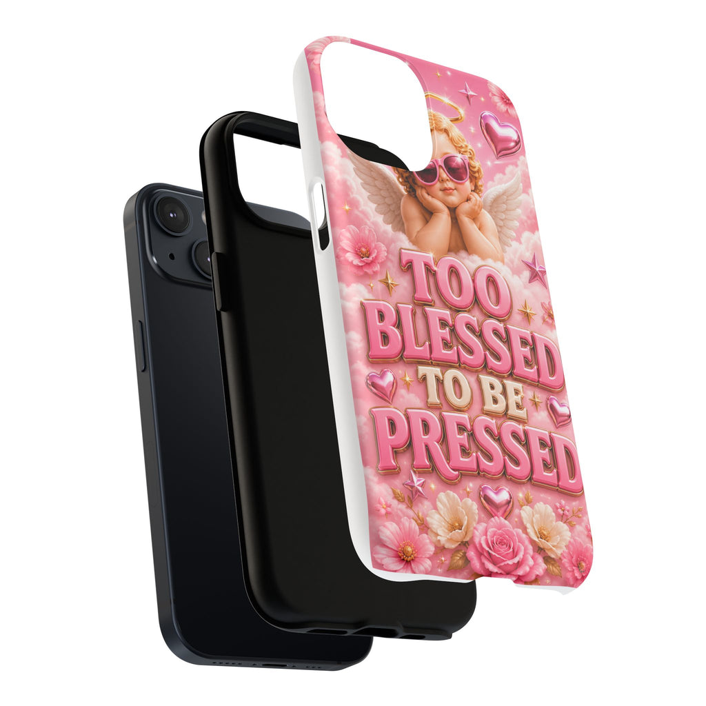 Too Blessed To Be Pressed MagSafe Tough Phone Case
