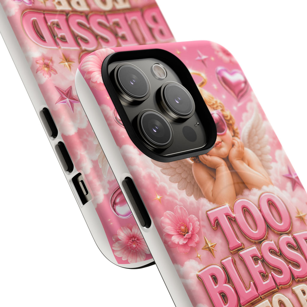 Too Blessed To Be Pressed MagSafe Tough Phone Case