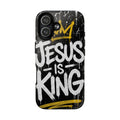 Jesus Is King Christian Graffiti Tough Magnetic Phone Case