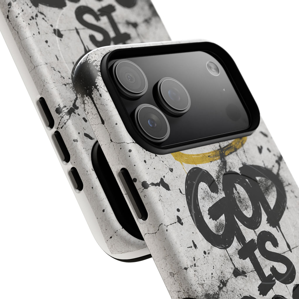 God Is Good Christian Graffiti Tough Magnetic Phone Case