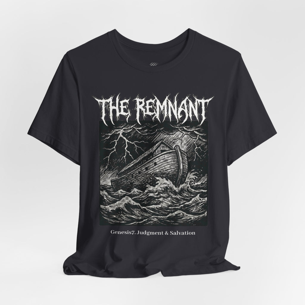 The Remnant Noahs Ark Shirt, Christian Streetwear Graphic Tee, Covenant Judgment Salvation, Gothic Faith T Shirt, Unisex