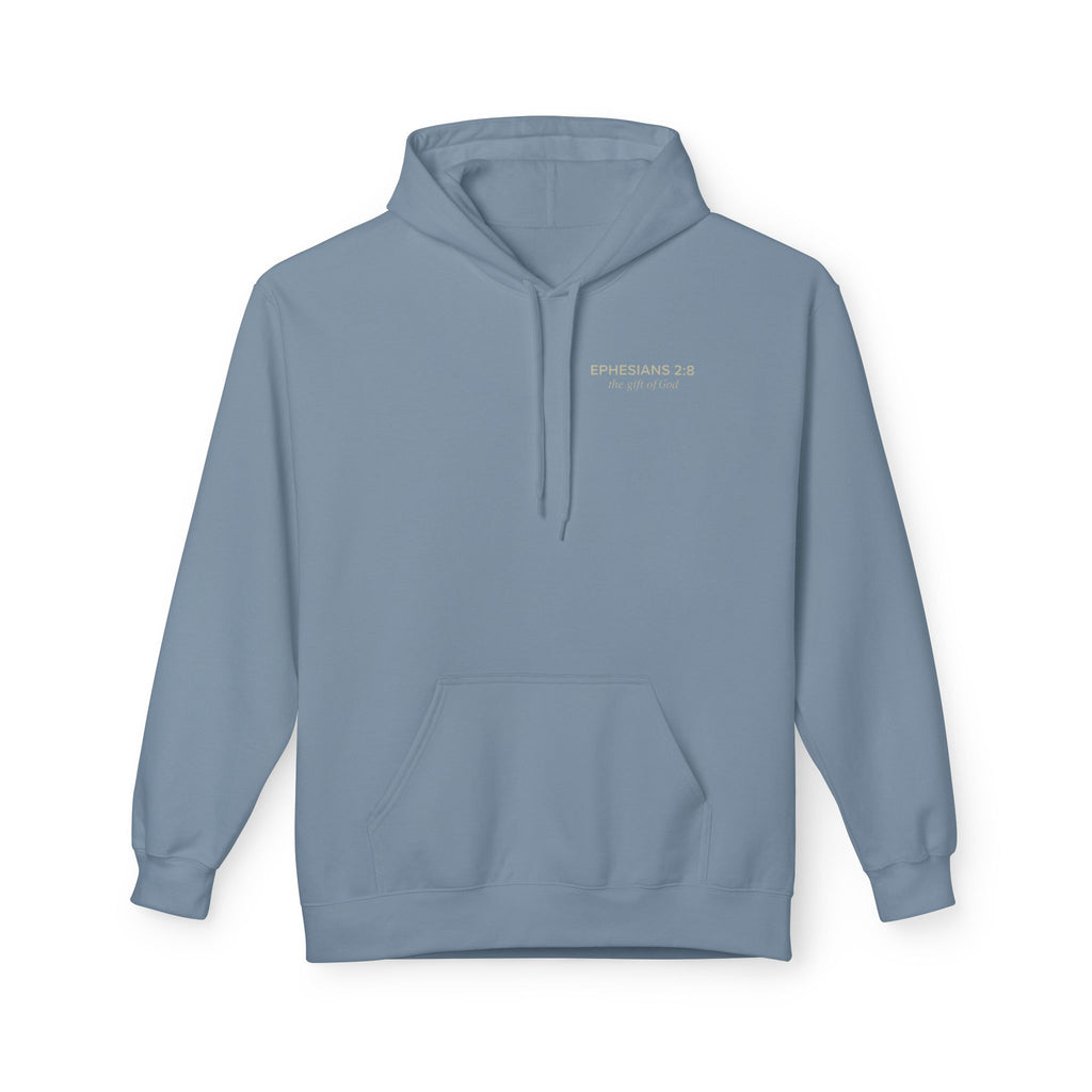Saved by Grace Hoodie, Eternal Life Christian Pullover, Scripture Sweatshirt