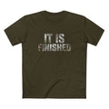 It Is Finished tee | Christian Scripture shirt, 1 Corinthians 9:27 back text
