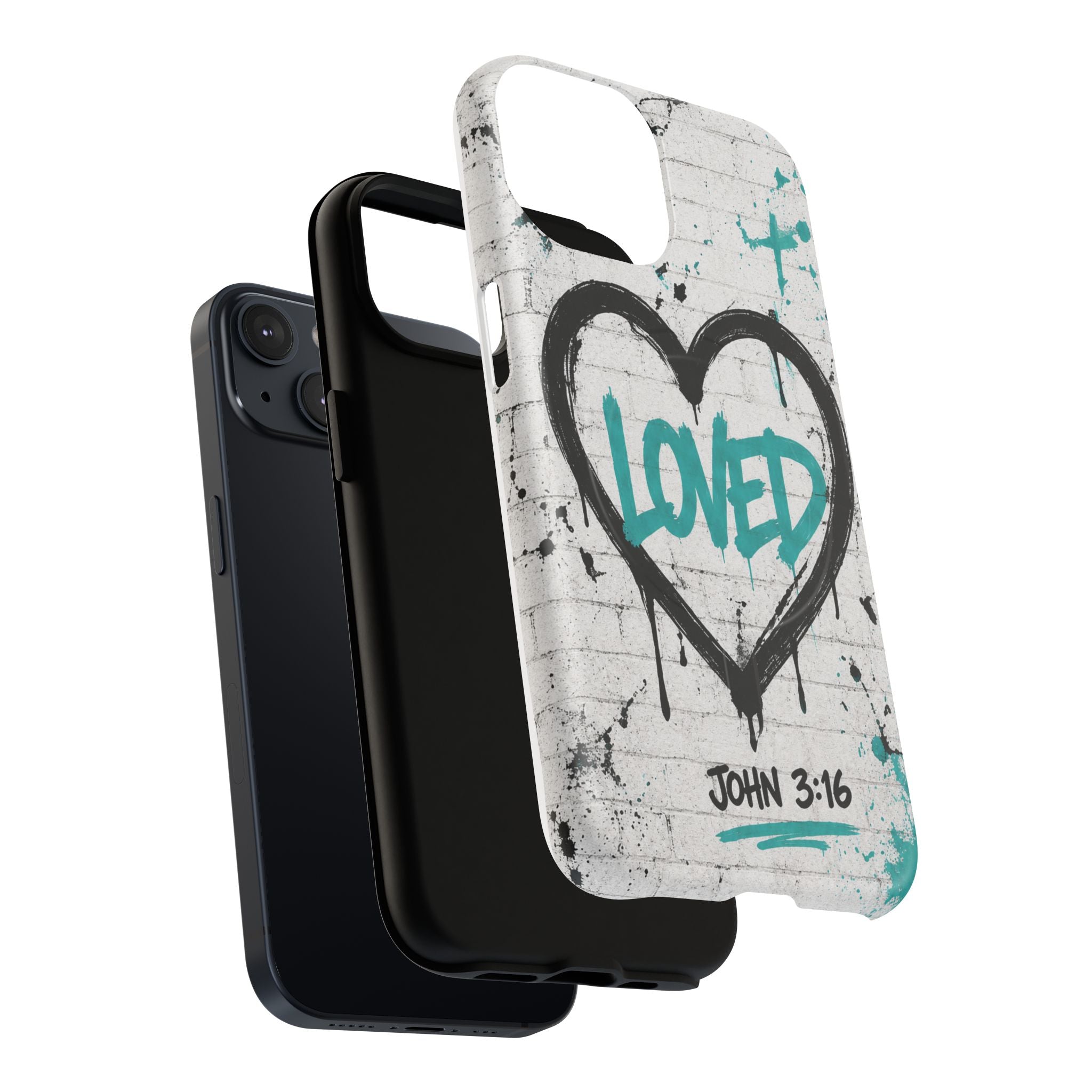 Loved John 3:16 Christian Tough Magnetic Phone Case