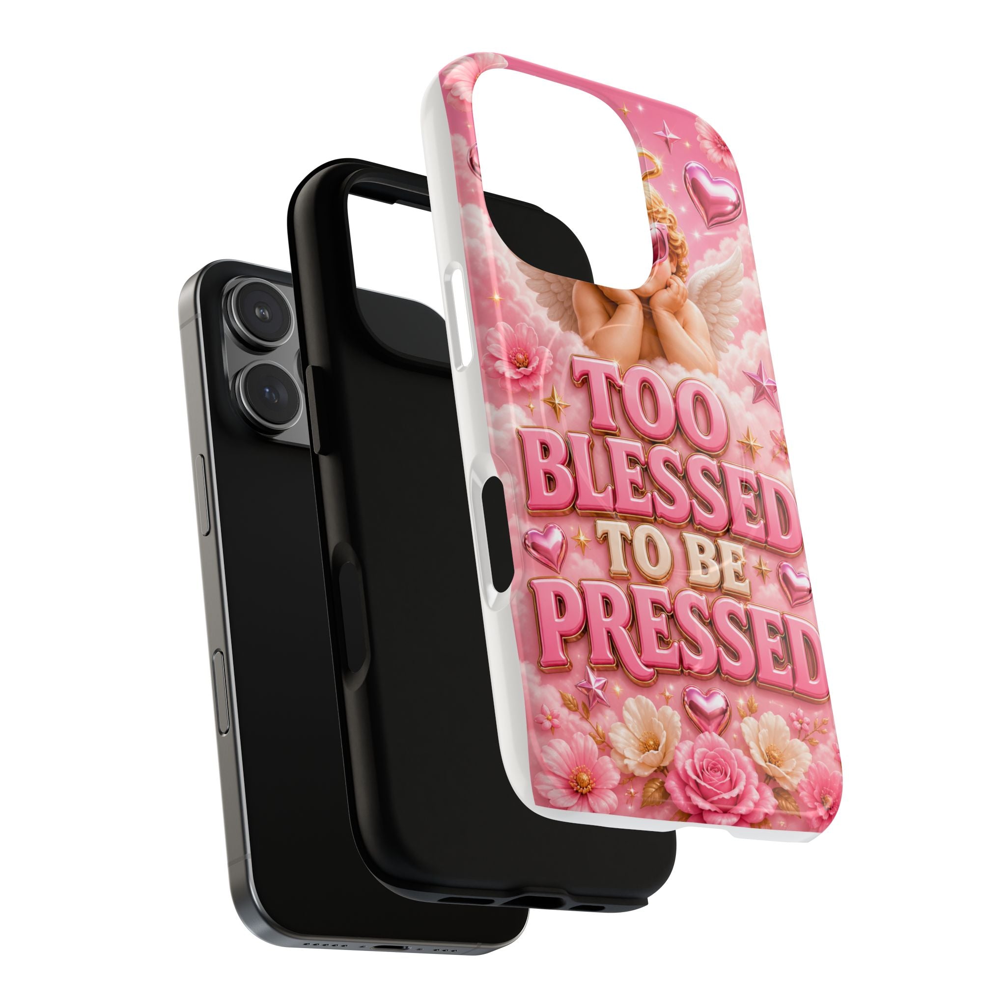 Too Blessed To Be Pressed MagSafe Tough Phone Case