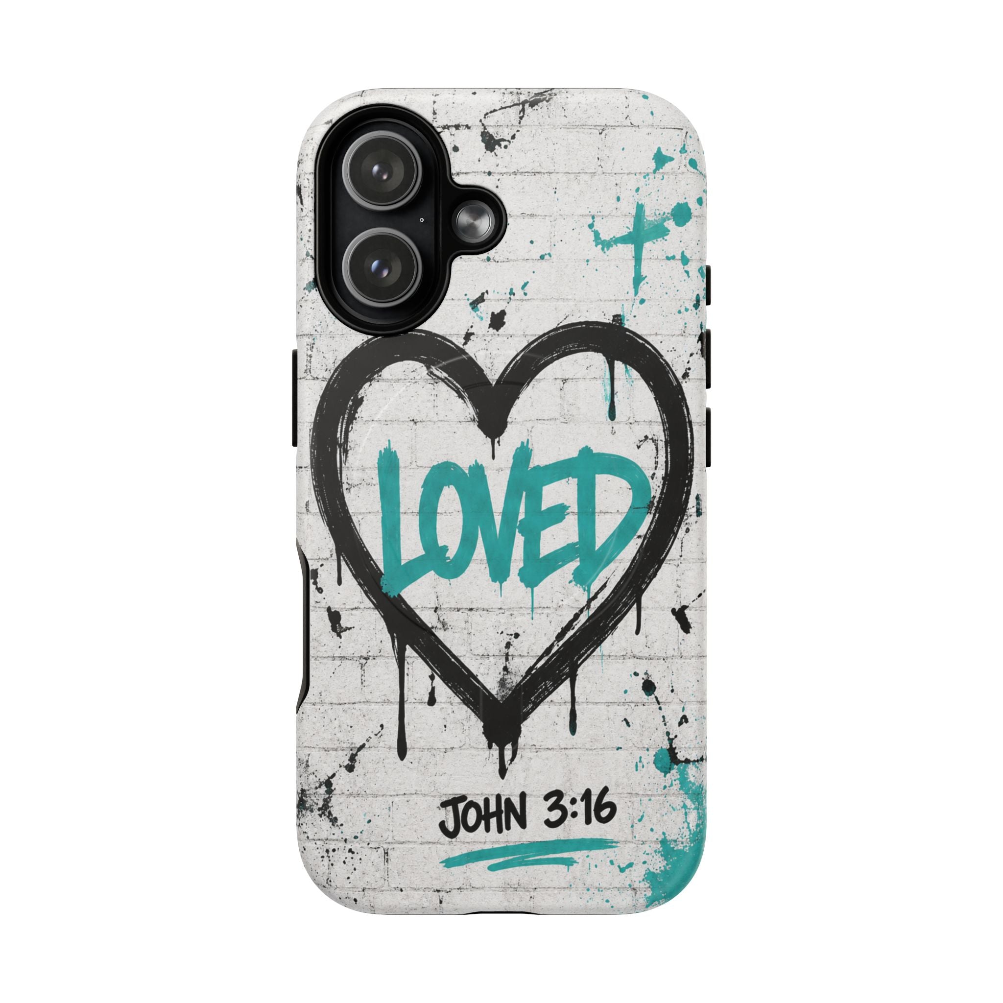 Loved John 3:16 Christian Tough Magnetic Phone Case