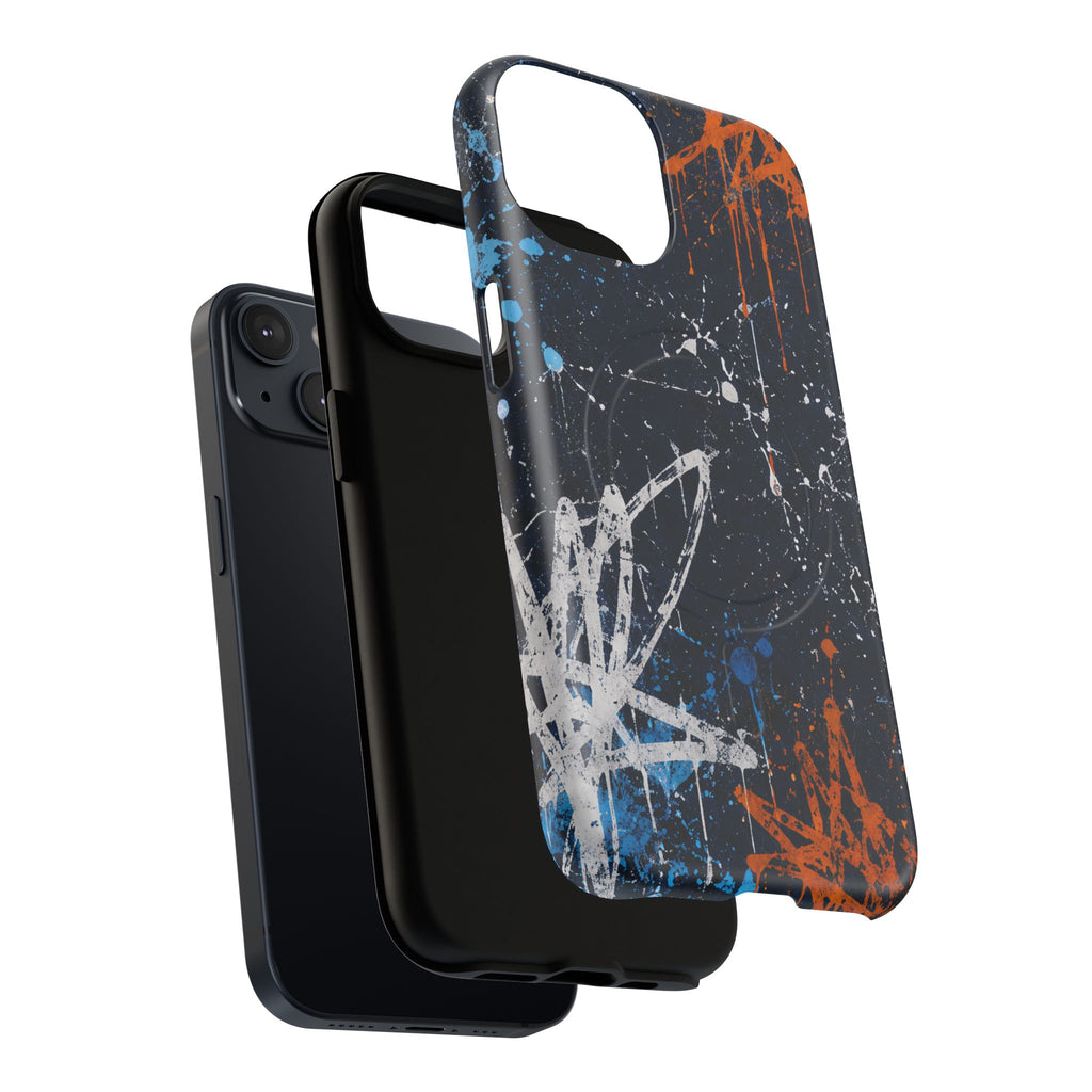 Midnight Praise Abstract Graffiti Tough Magnetic Phone Case