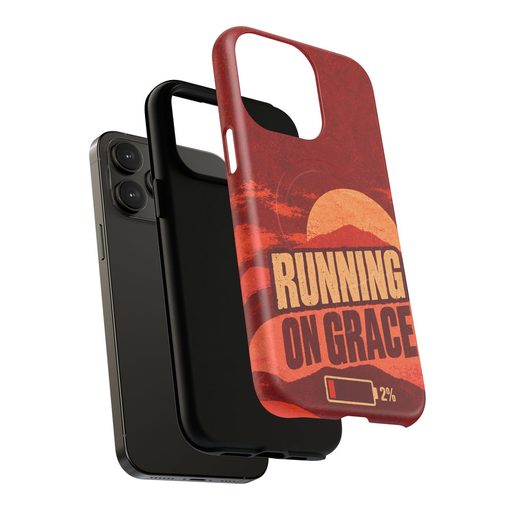 Running on Grace Christian Tough Magnetic Phone Case