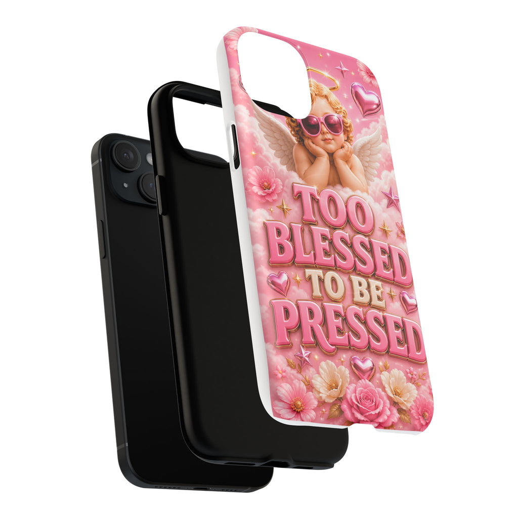 Too Blessed To Be Pressed MagSafe Tough Phone Case
