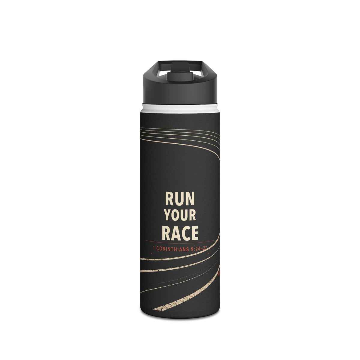 Run Your Race Stainless Steel Water Bottle