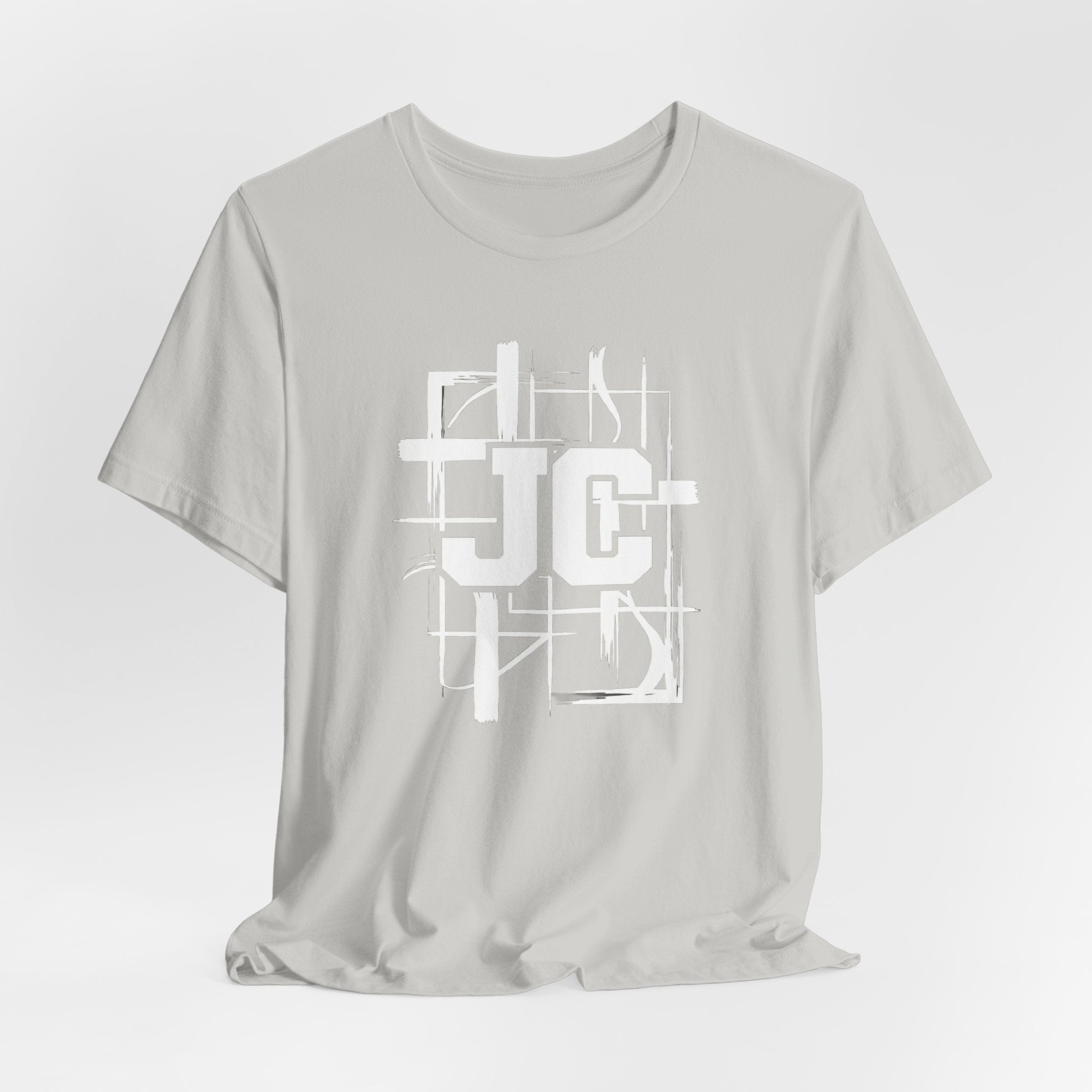 JC Monogram Shirt, Jesus Christ Initials Tee, Christian Streetwear Graphic Tee, Minimalist Faith T Shirt, Unisex Everyday Gift