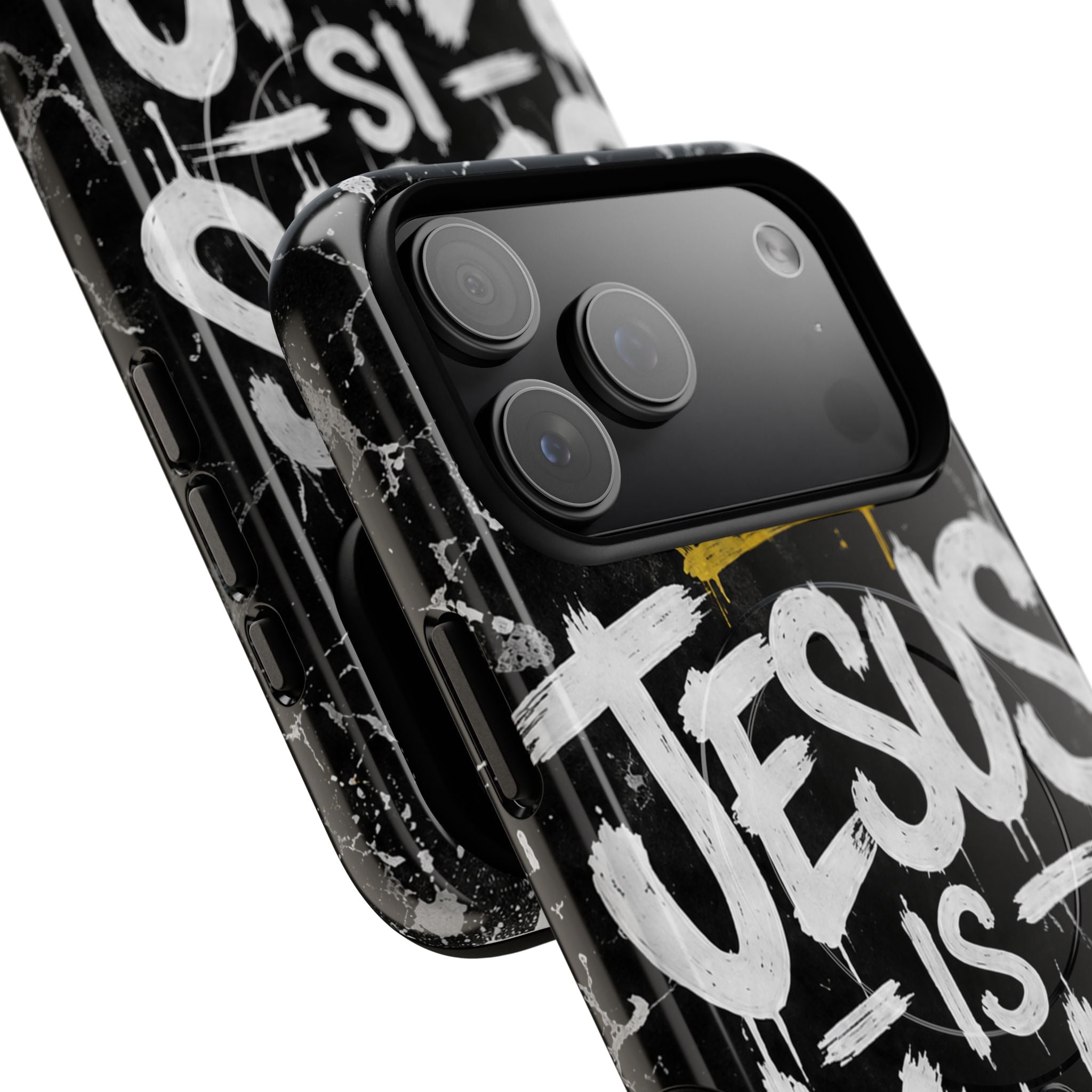 Jesus Is King Christian Graffiti Tough Magnetic Phone Case