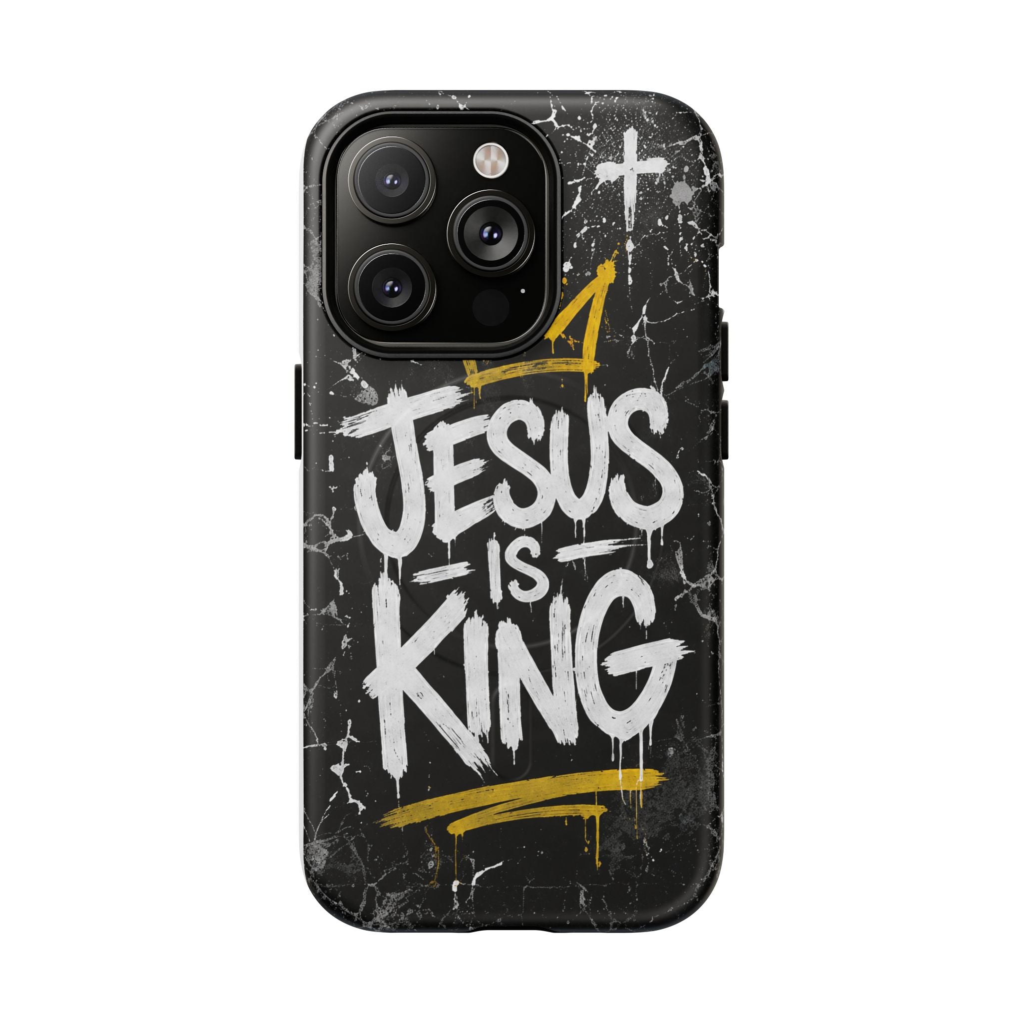 Jesus Is King Christian Graffiti Phone Case