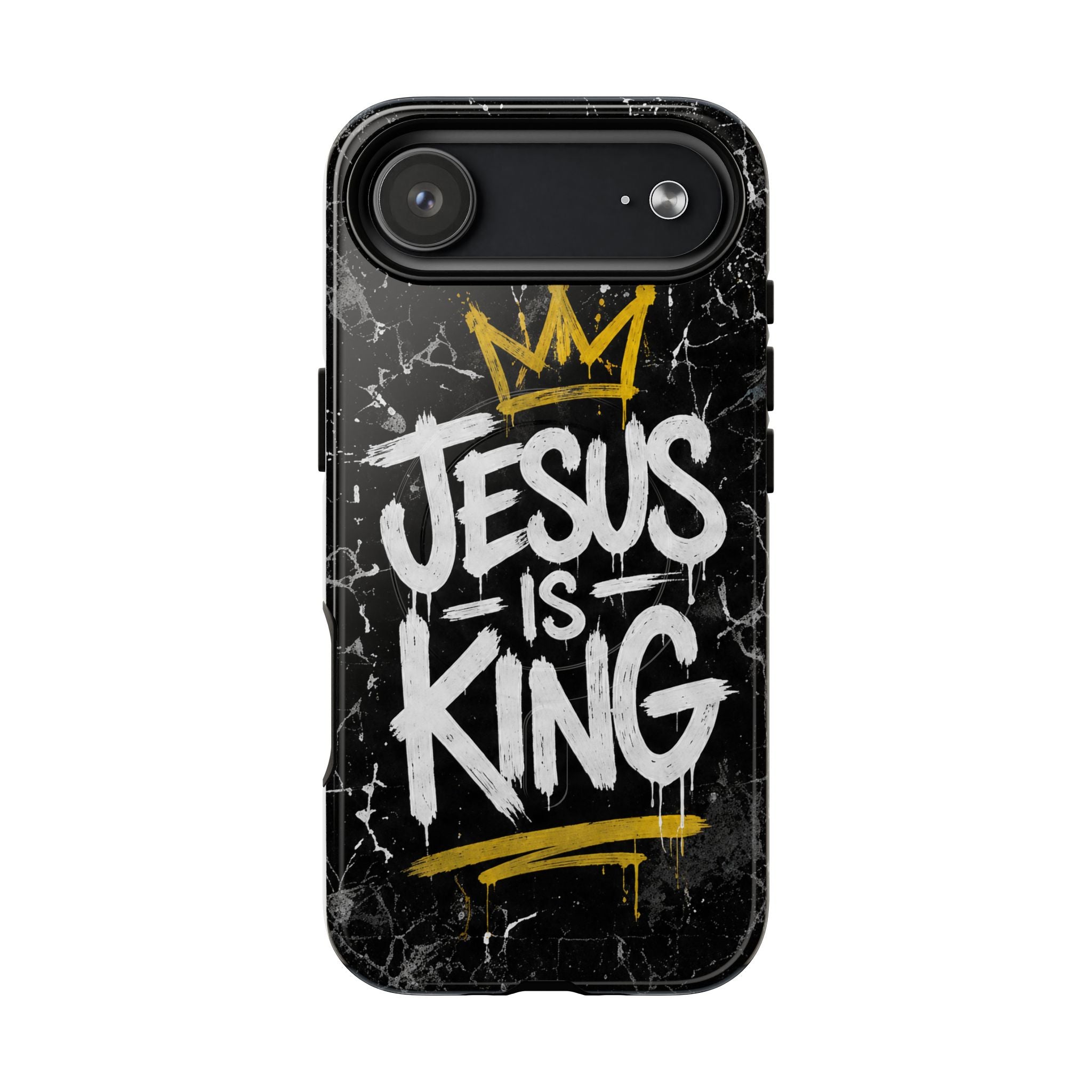 Jesus Is King Christian Graffiti Phone Case