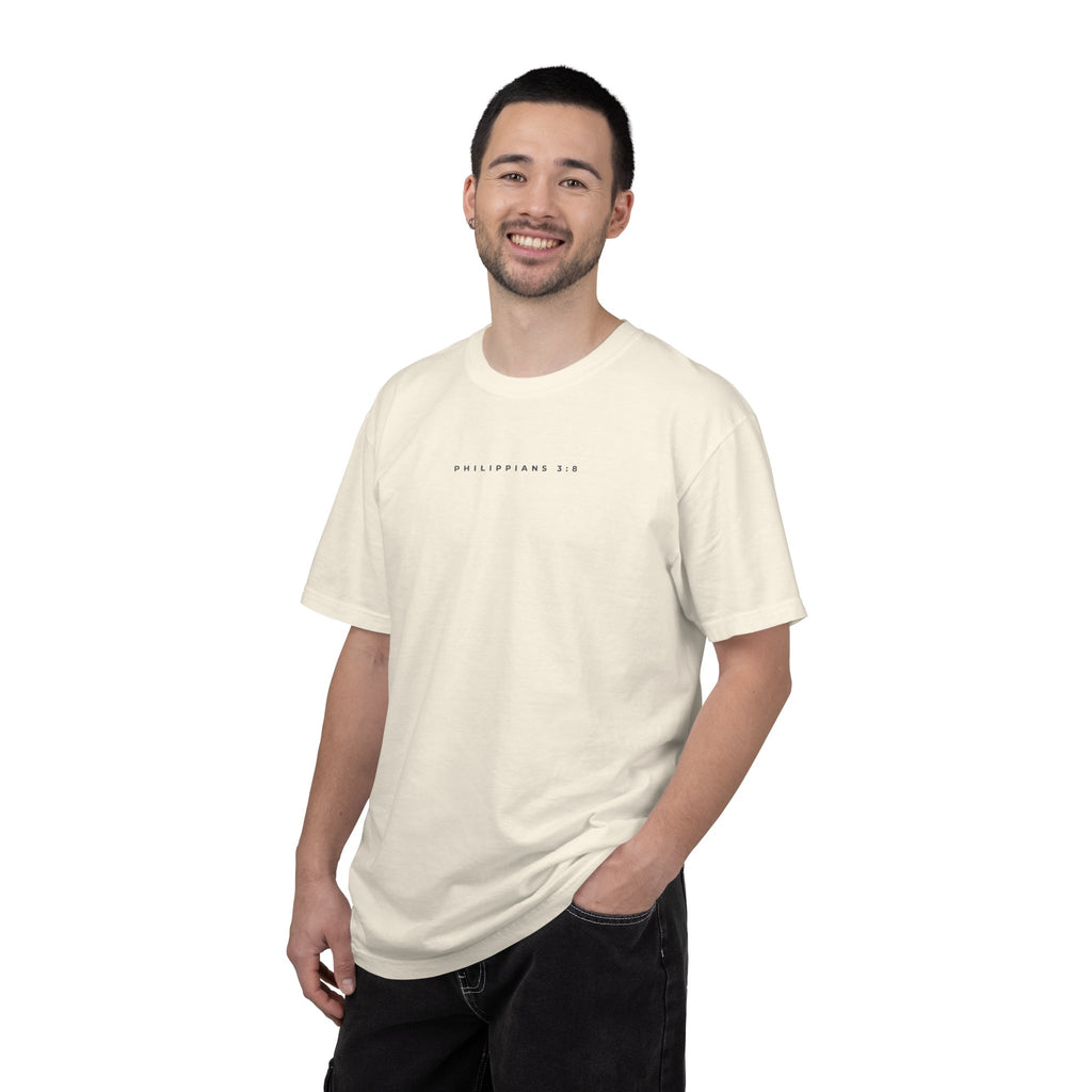 Give Me Jesus Christian T Shirt, Philippians 3:8 Faith Tee, Vintage Garment Dyed Christian Shirt, Minimalist Bible Verse Shirt, Faith