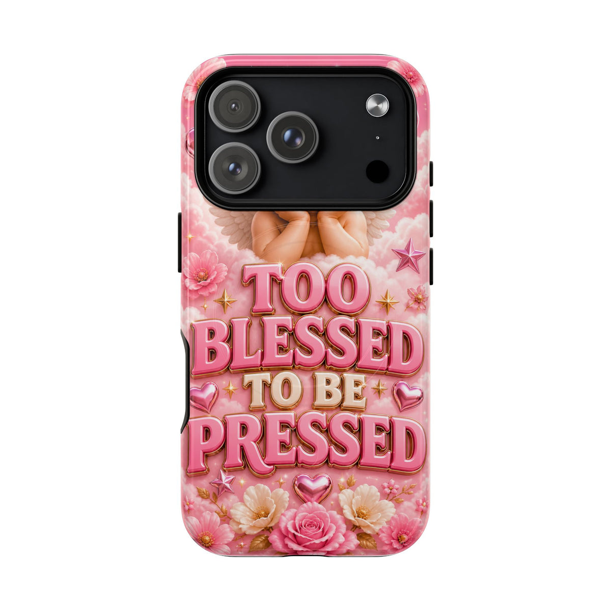Too Blessed To Be Pressed Magsafe Phone Case