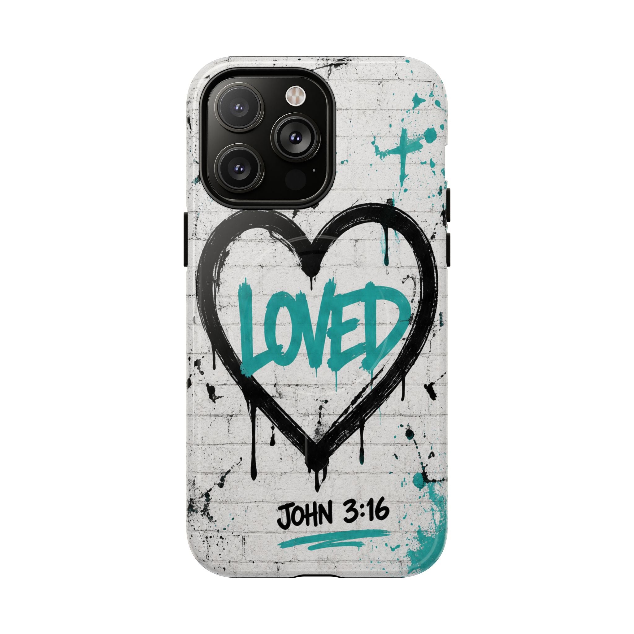 Loved John 3:16 Christian Tough Magnetic Phone Case