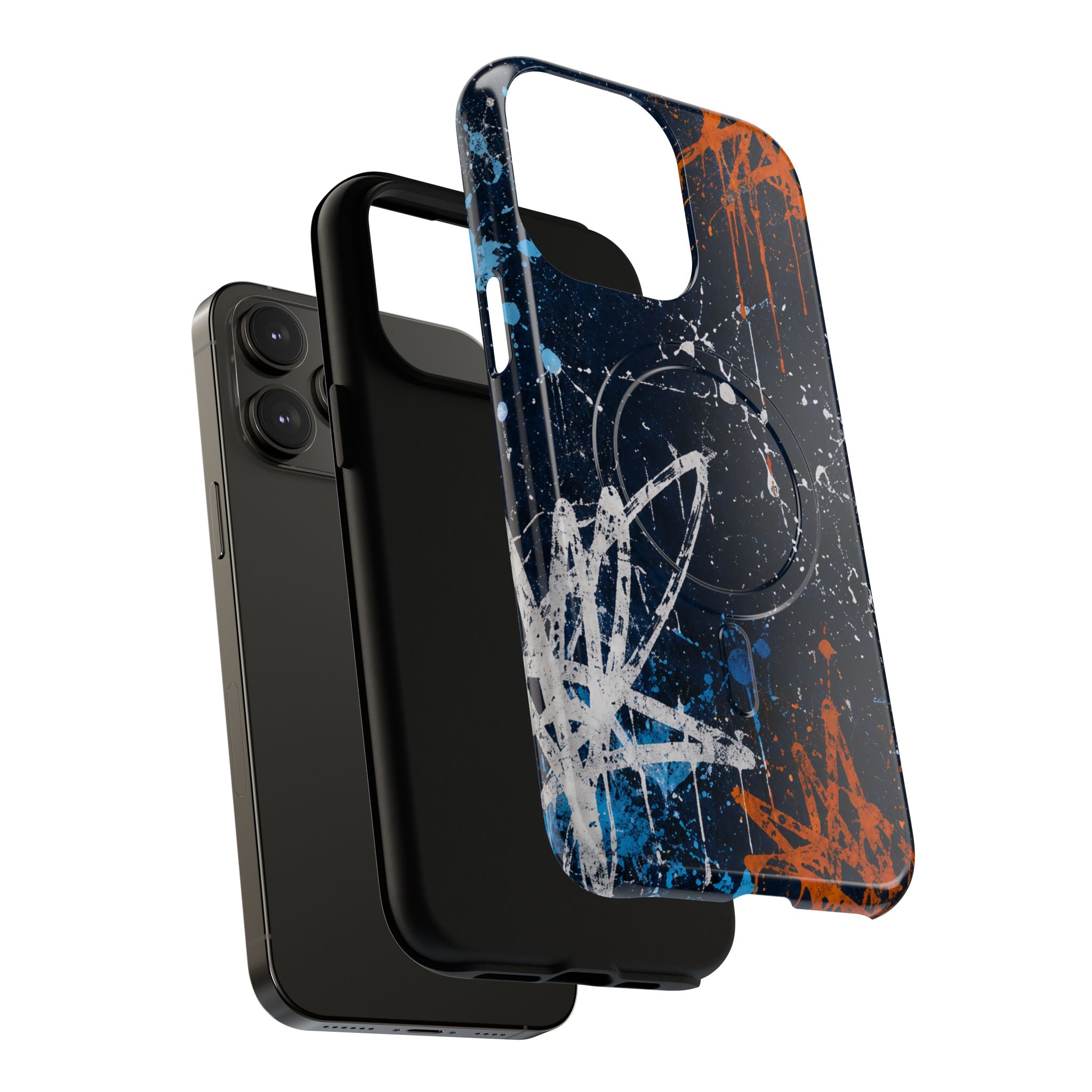 Midnight Praise Abstract Graffiti Tough Magnetic Phone Case