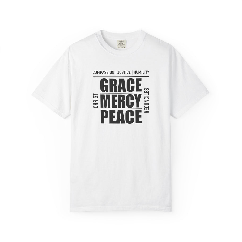 Grace Mercy Peace | Christian Tee