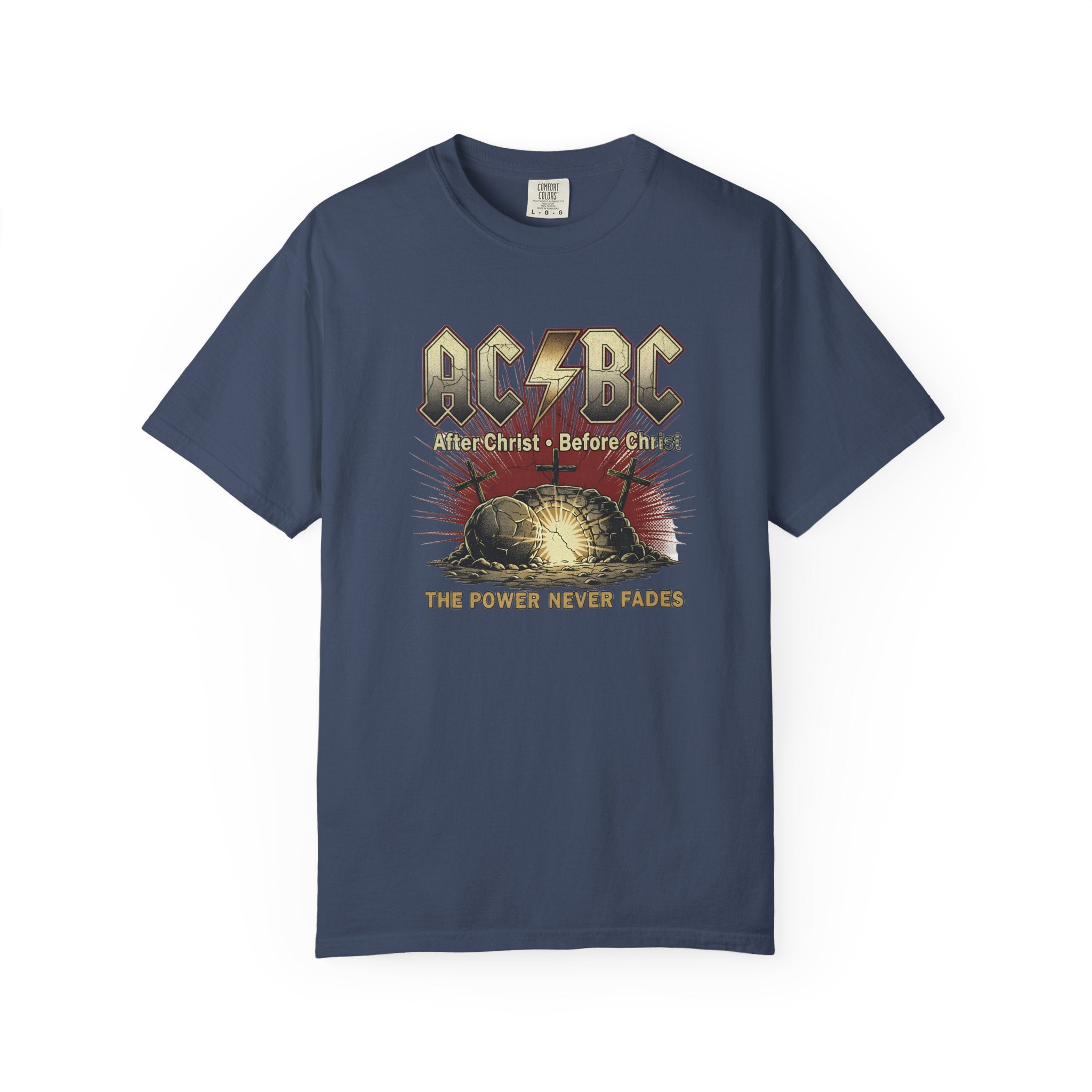 AC/DC Inspired Lightning Sunburst T-shirt | The Power Never Fades
