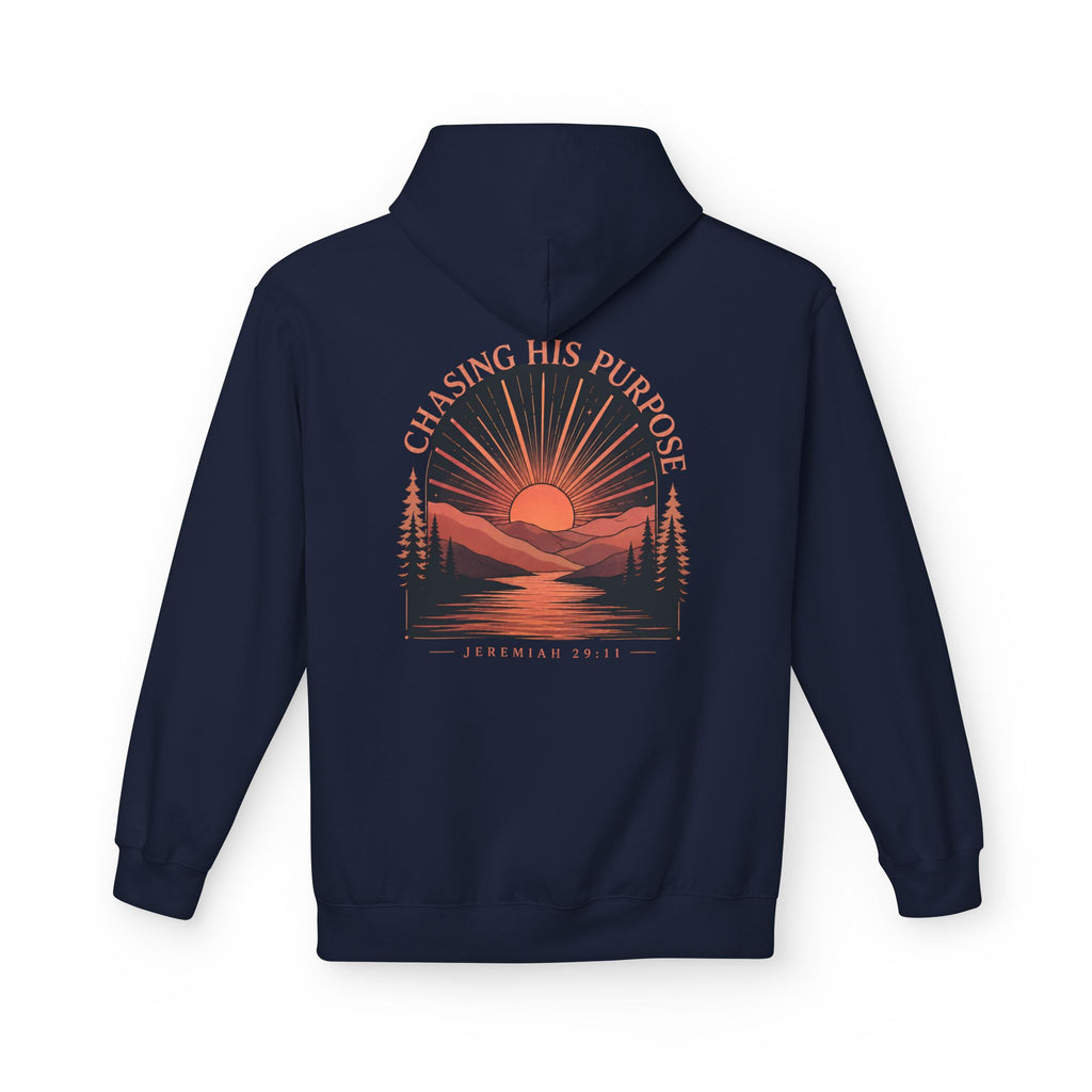 Chasing His Purpose Hoodie, Jeremiah 29:11 Hoodie, Christian Hoodie, Faith Based Sweatshirt, Christian Streetwear, Religious Gift