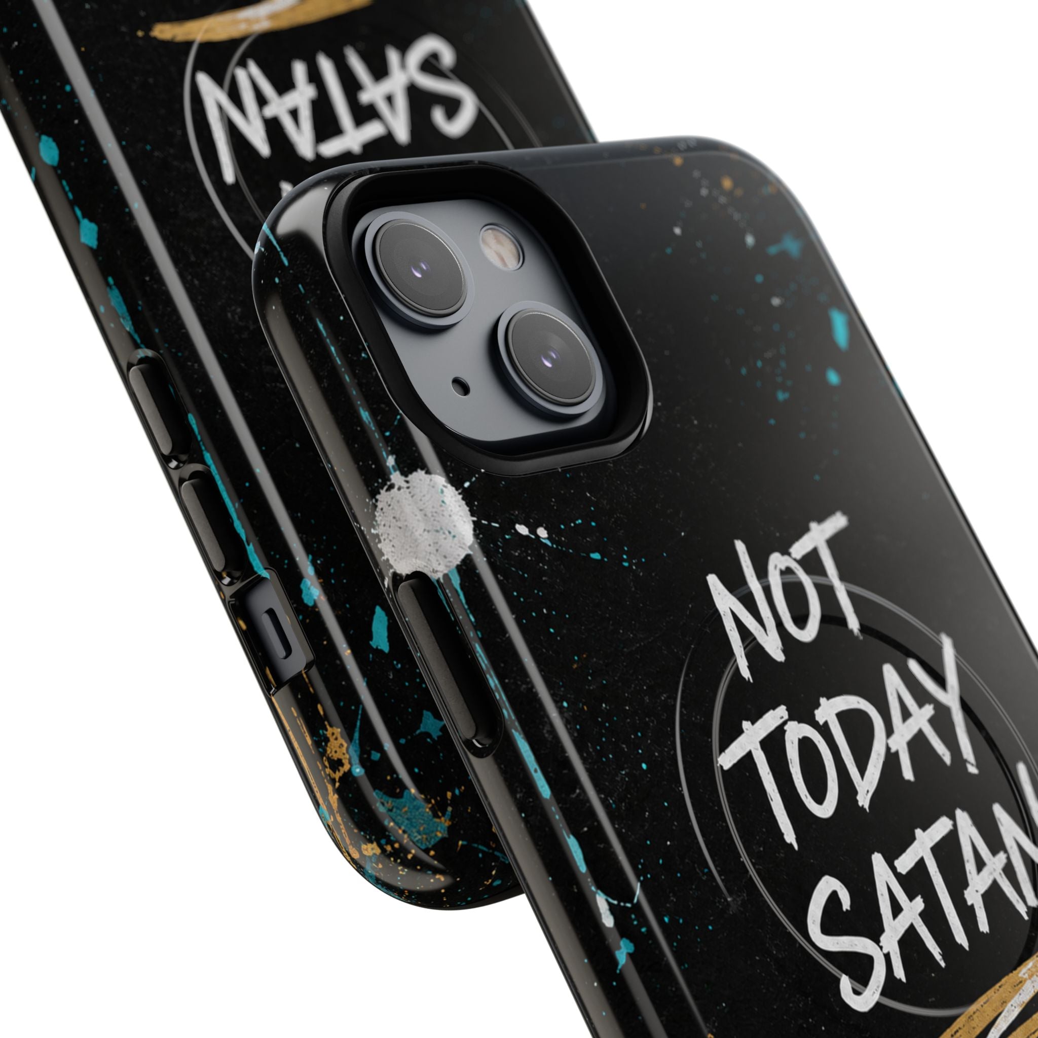 Not Today Satan Christian Tough Magnetic Phone Case