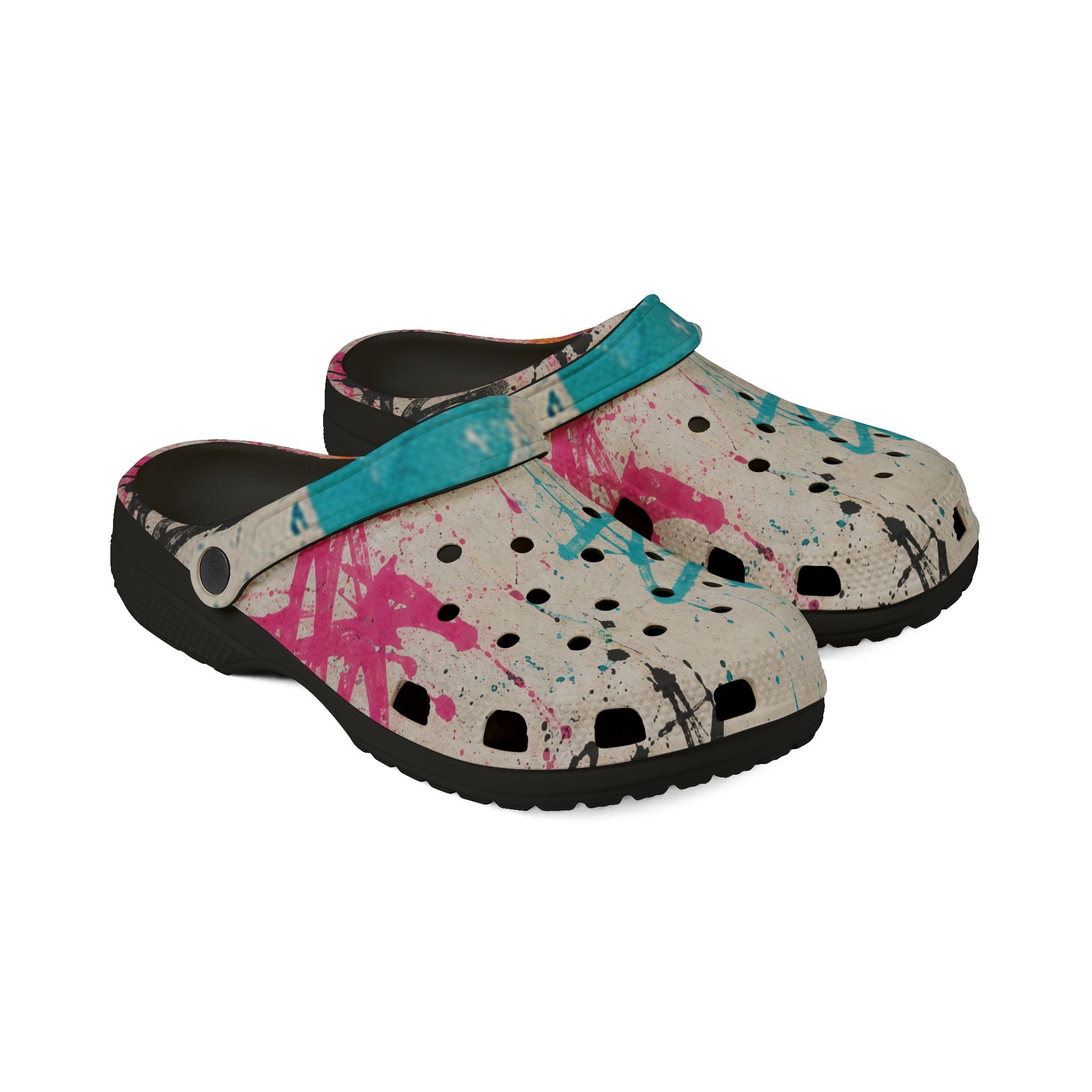 Joy in Color EVA Foam Clogs (AOP)
