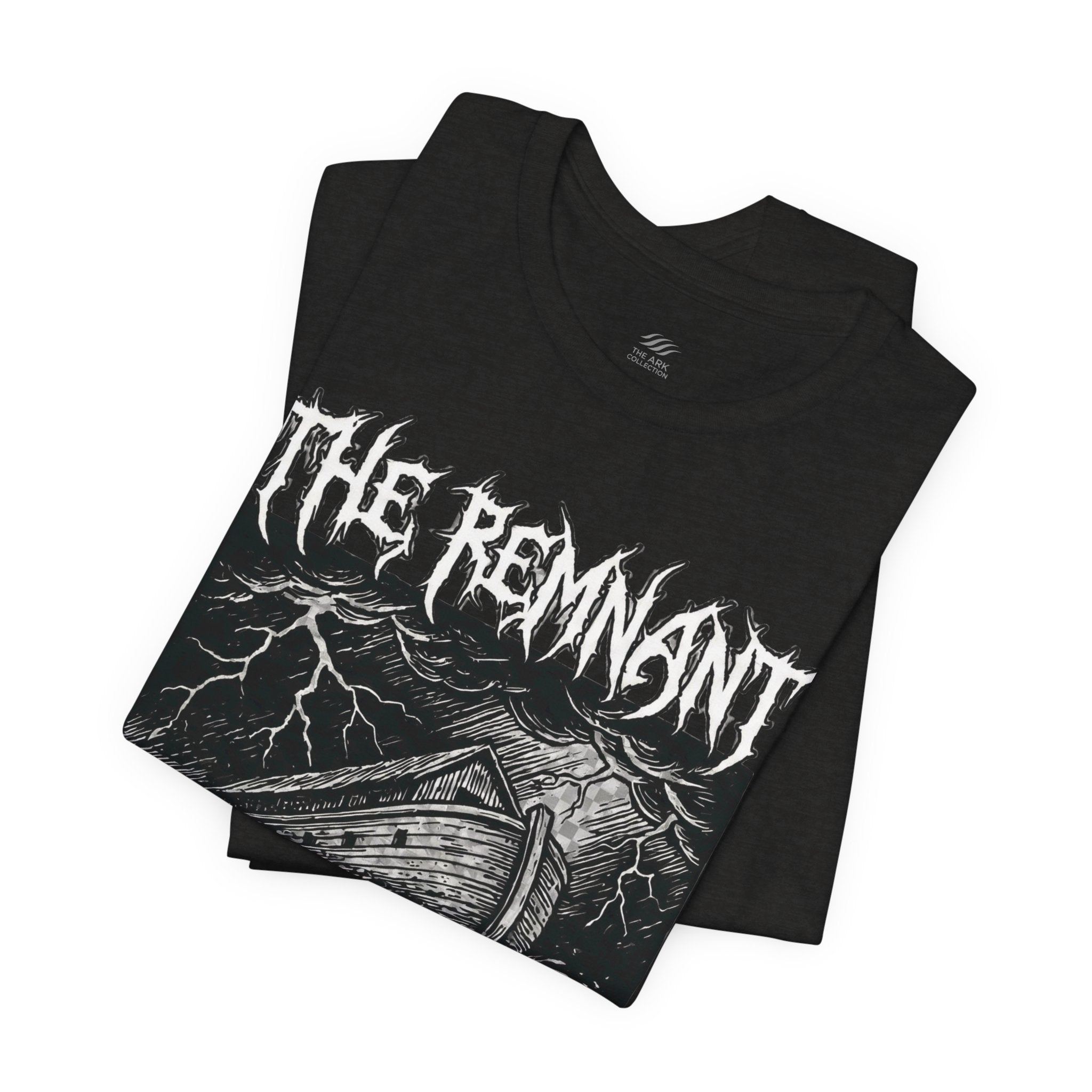The Remnant Noahs Ark Shirt, Christian Streetwear Graphic Tee, Covenant Judgment Salvation, Gothic Faith T Shirt, Unisex