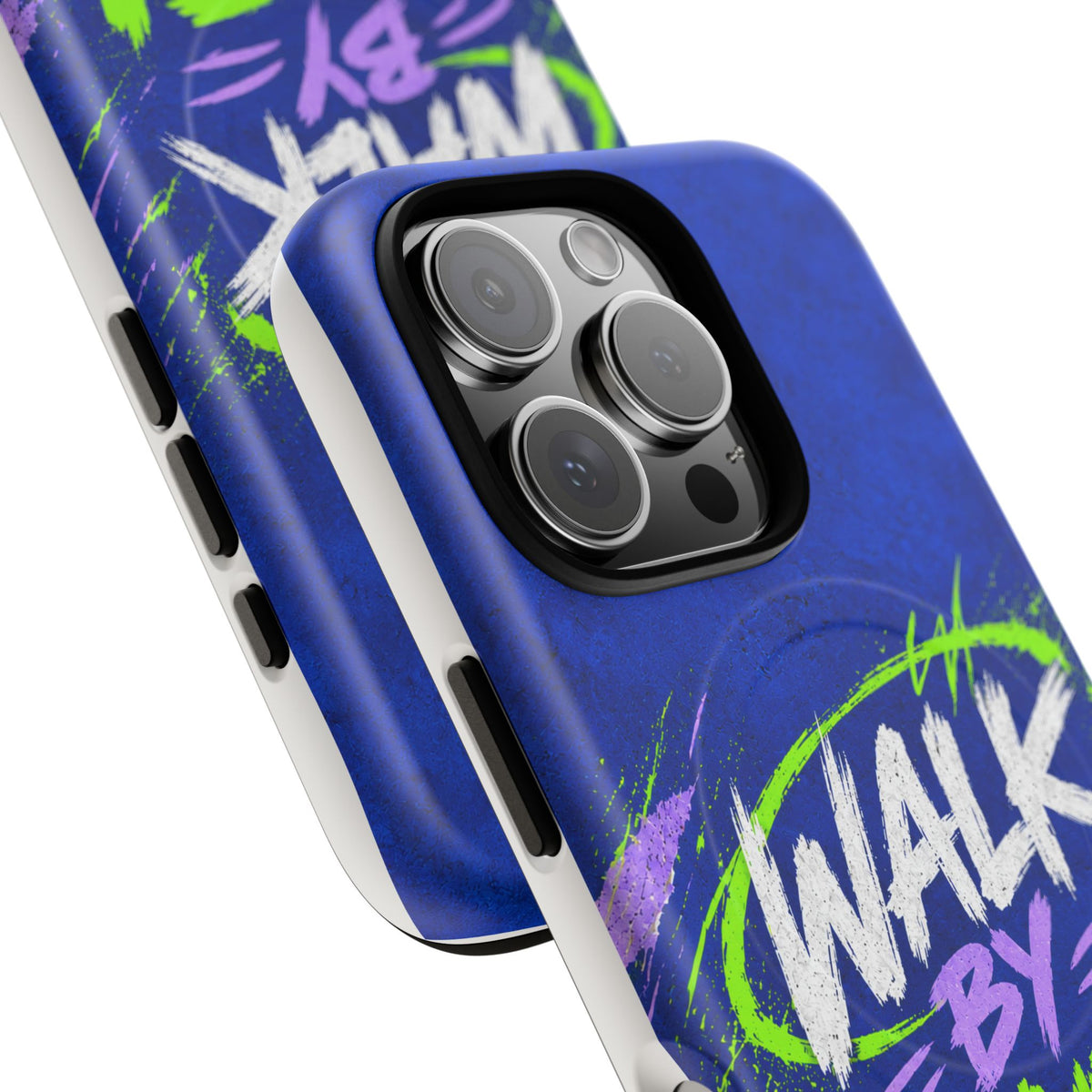 Walk by Faith Not by Screen Time Christian Tough Magnetic Phone Case